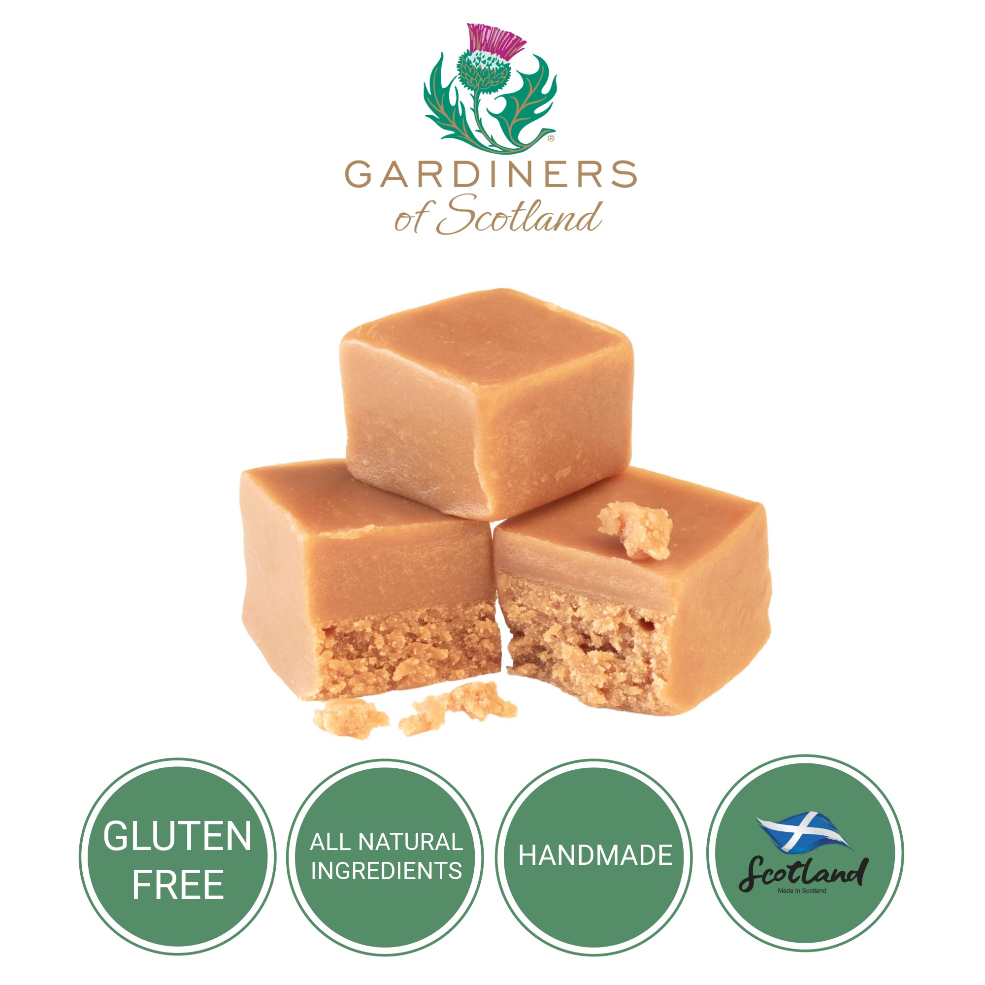 Gardiners of Scotland Ross and Claire McCoo Vanilla Fudge Oval Tin - 250 g 4