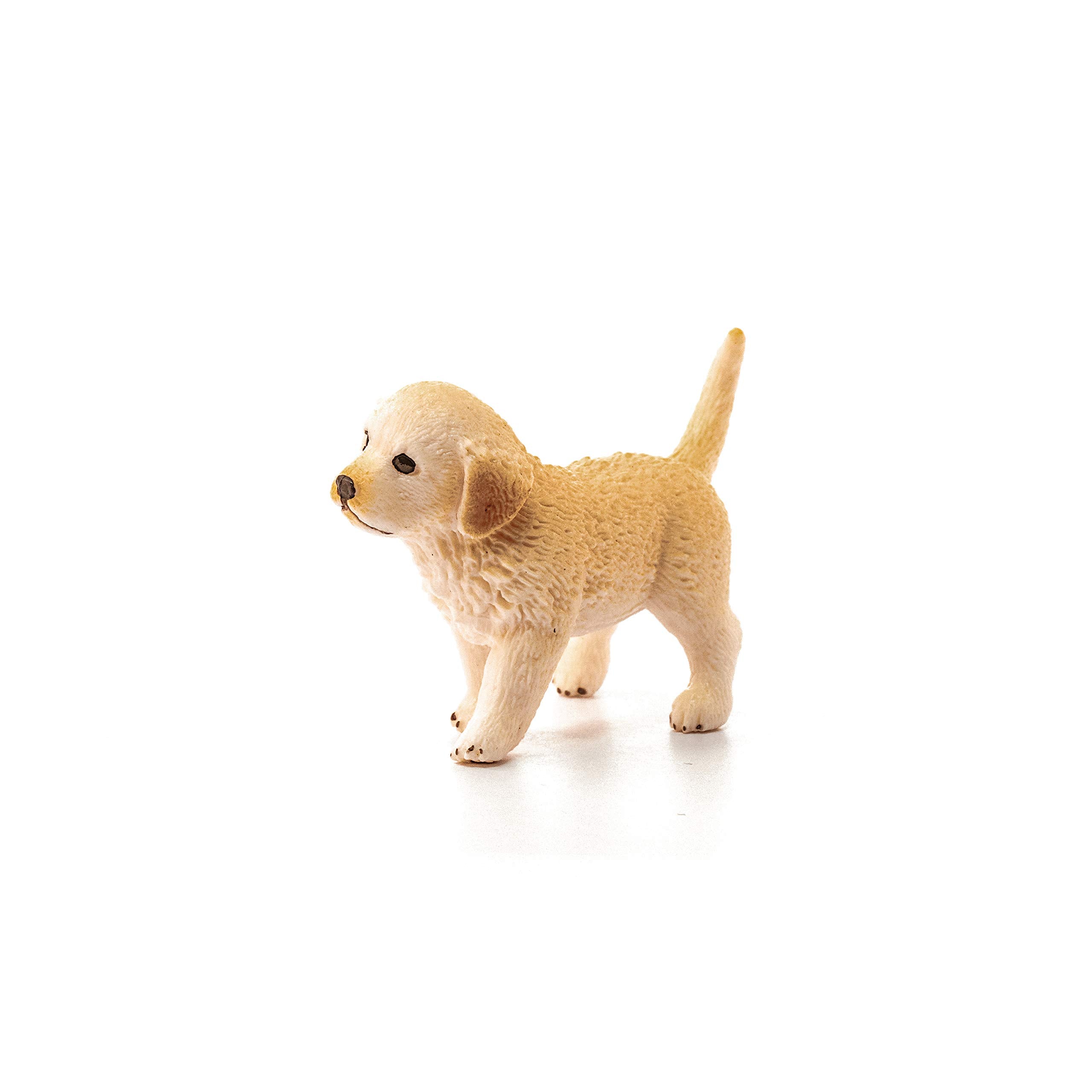 Schleich 16396 Golden Retriever Puppy Figurine - Individually Hand-Painted, Lifelike Farm World Toy for Kids 7