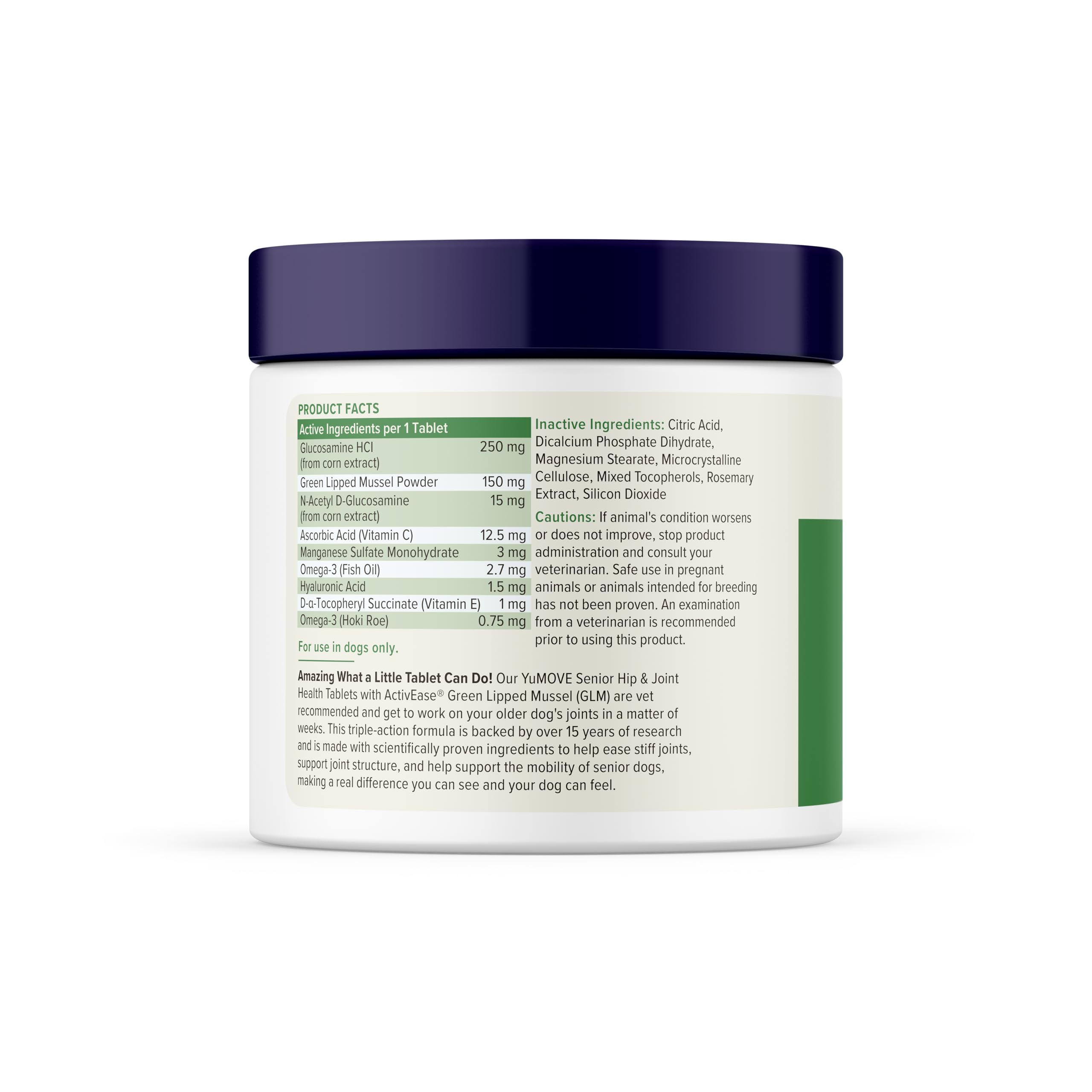 YuMOVE Senior Dog - Higher Strength Hip and Joint Supplement | 240 Tablets | Seafood Flavor 8