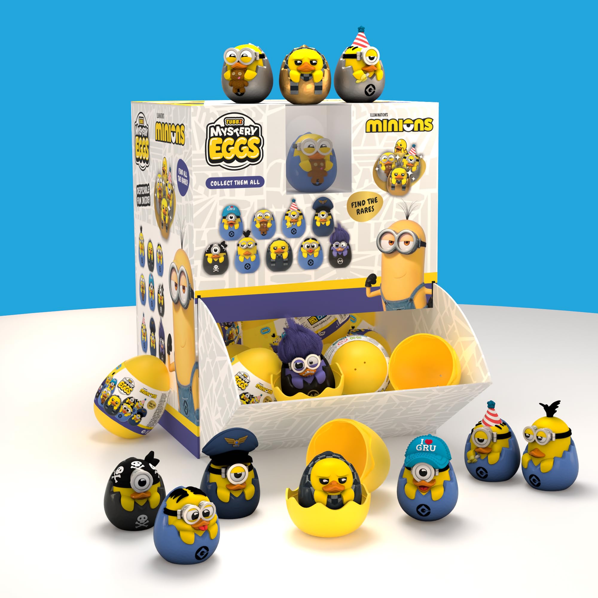 TUBBZ Minions Mystery Eggs Blind Box Collectible Figure | Polyvinyl Chloride | Ages 3+ 4