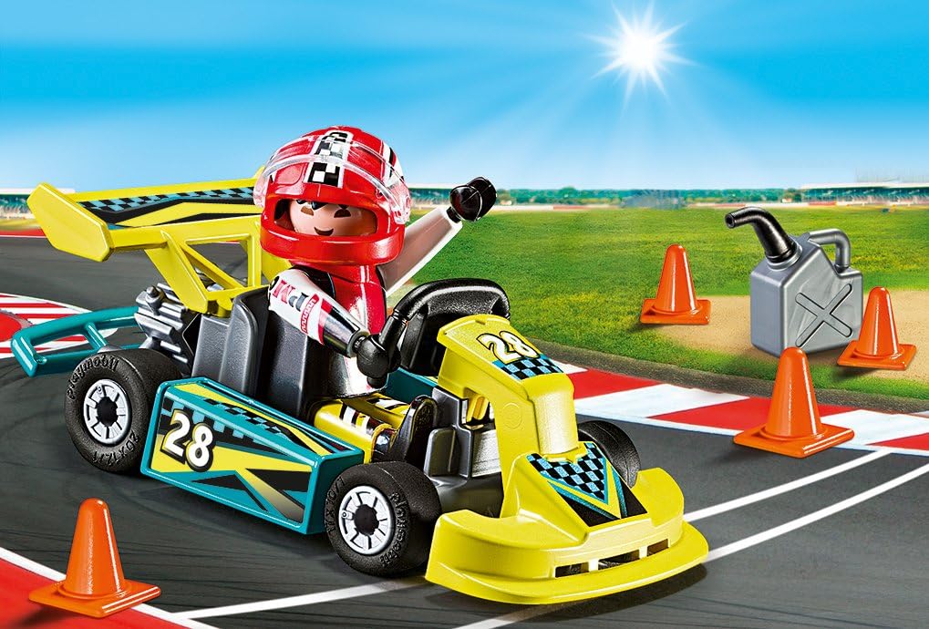 Playmobil 9322 Action Go-Kart Racer Carry Case - Portable Playset for Ages 4-10 5