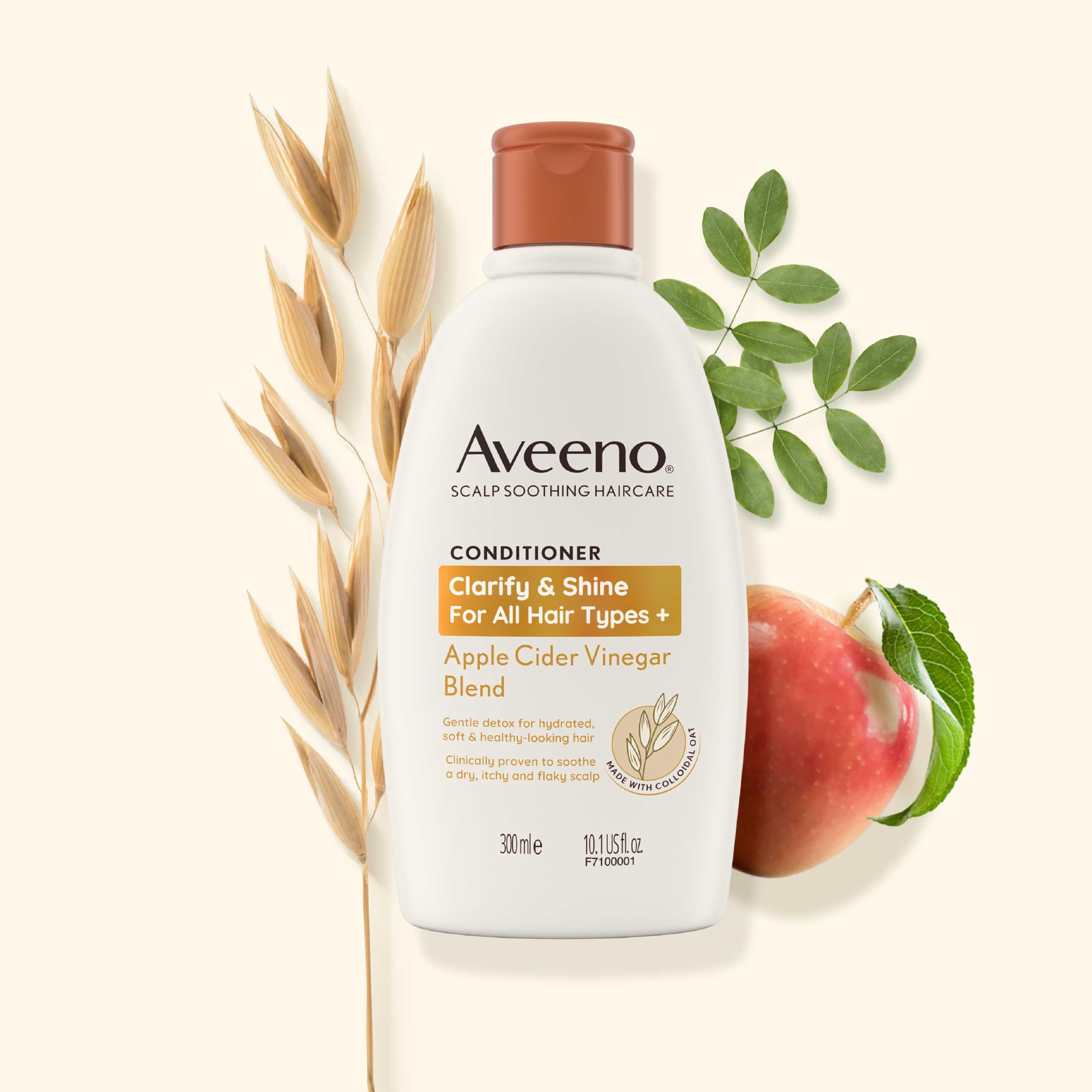 Aveeno Scalp Soothing Clarify & Shine Conditioner with Apple Cider Vinegar Blend - 300ml 5