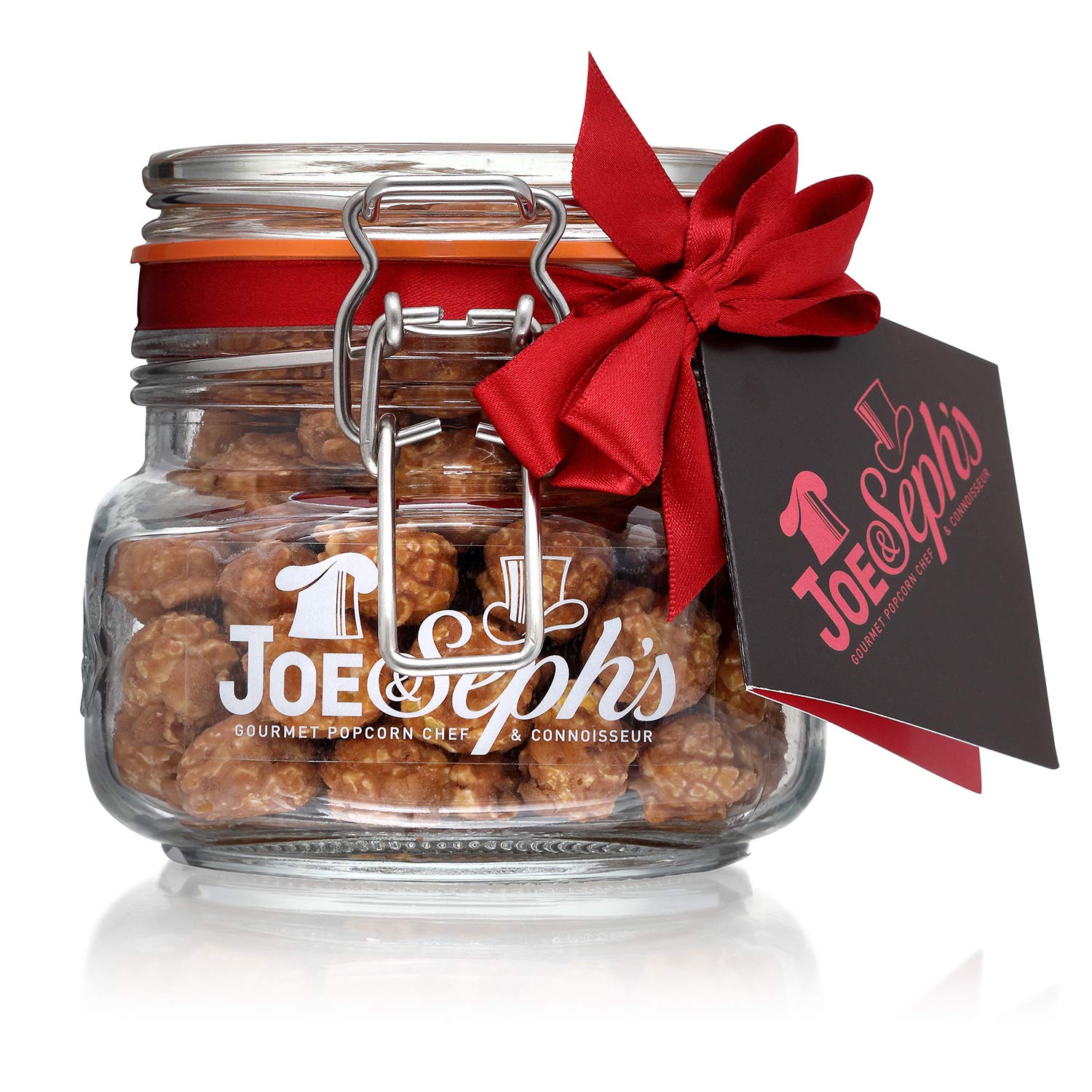 Joe & Seph's Kilner Jar of Marmite Popcorn 0.5L - Handmade Gourmet Snack Gift