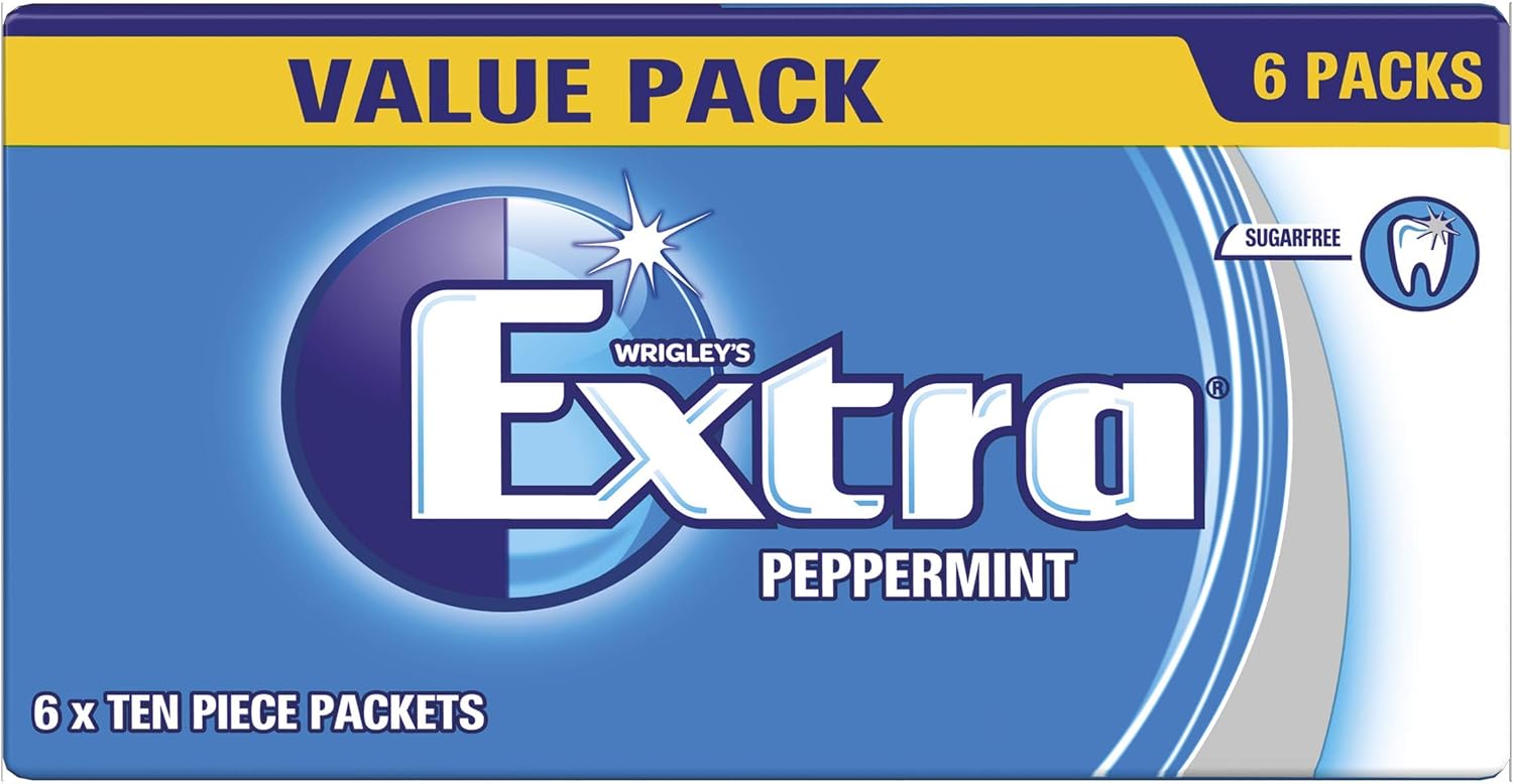 Wrigley's - Extra Peppermint Chewing Gum Sugar Free (84 g)