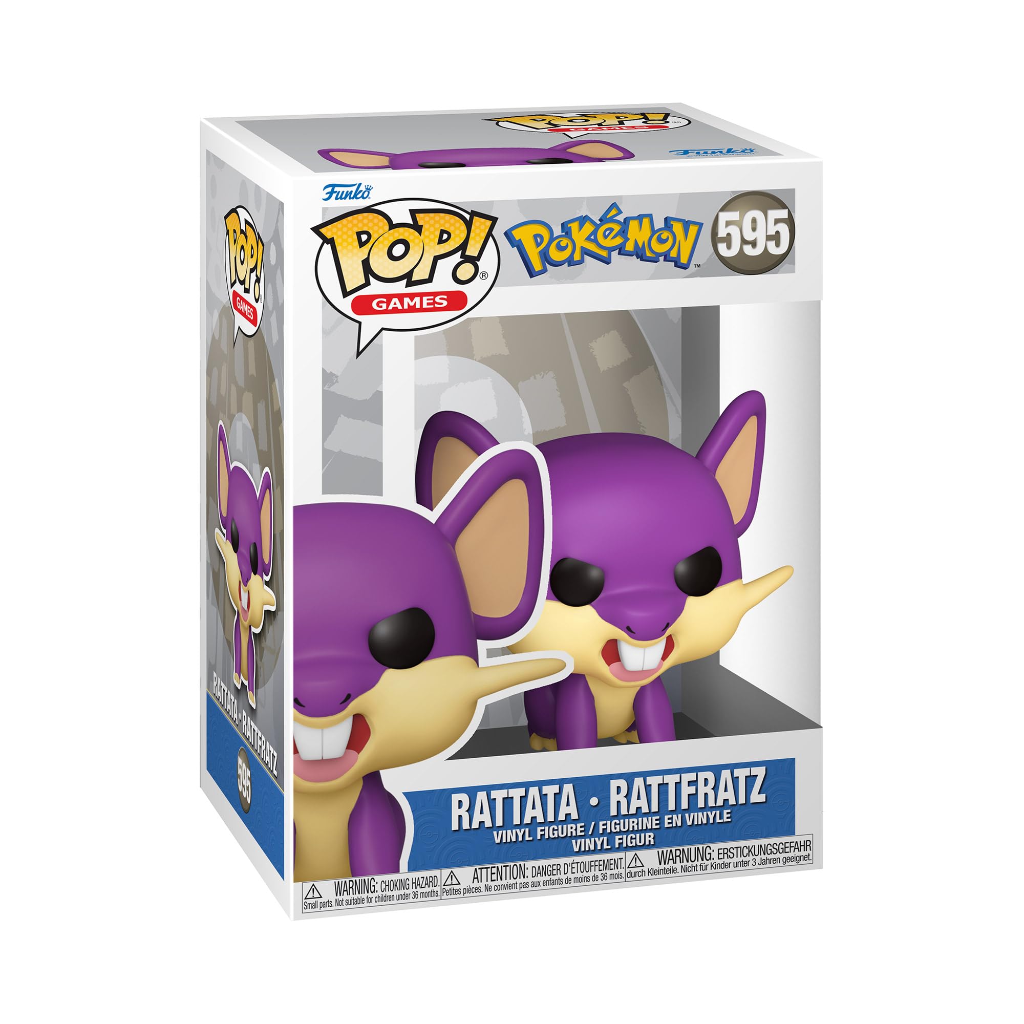 Funko Pop! Games: Pokémon - Rattata Vinyl Figure (74632)
