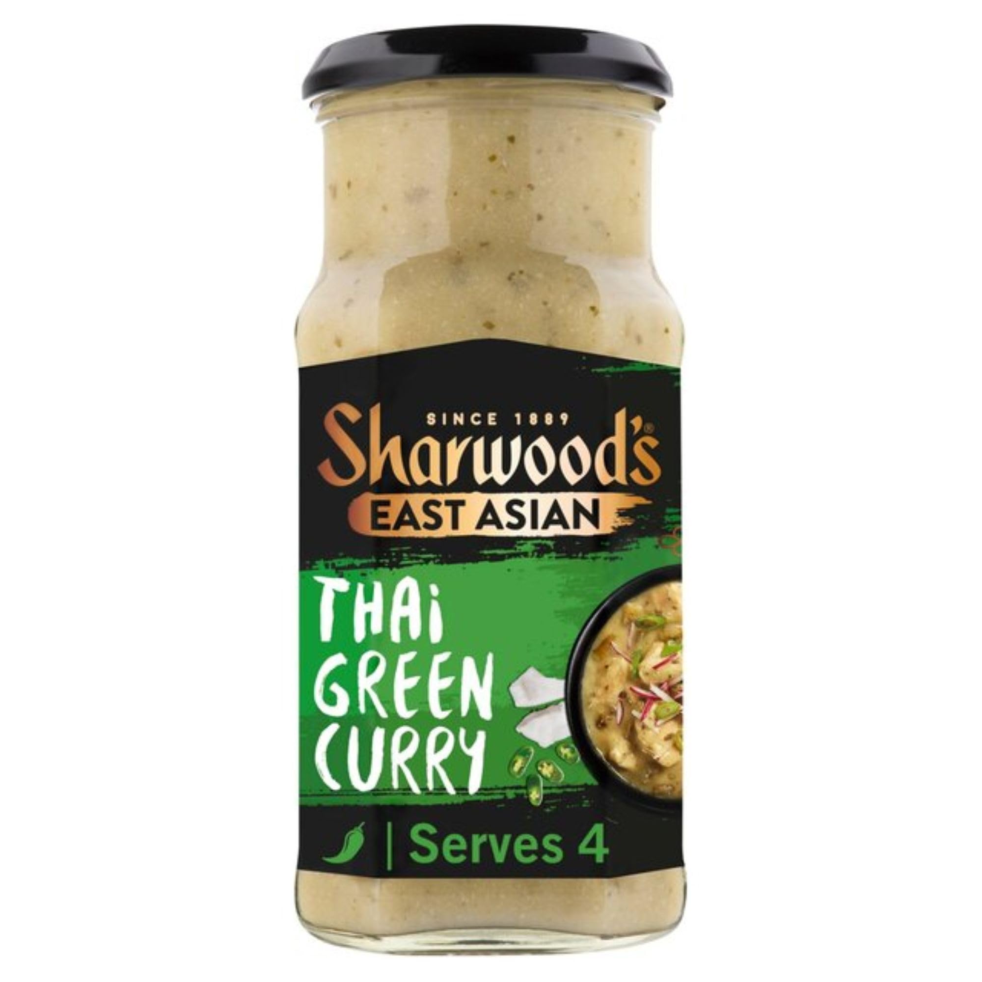 Sharwood's Thai Green Curry Sauce – Coconut Milk, Lemongrass & Green Chilli