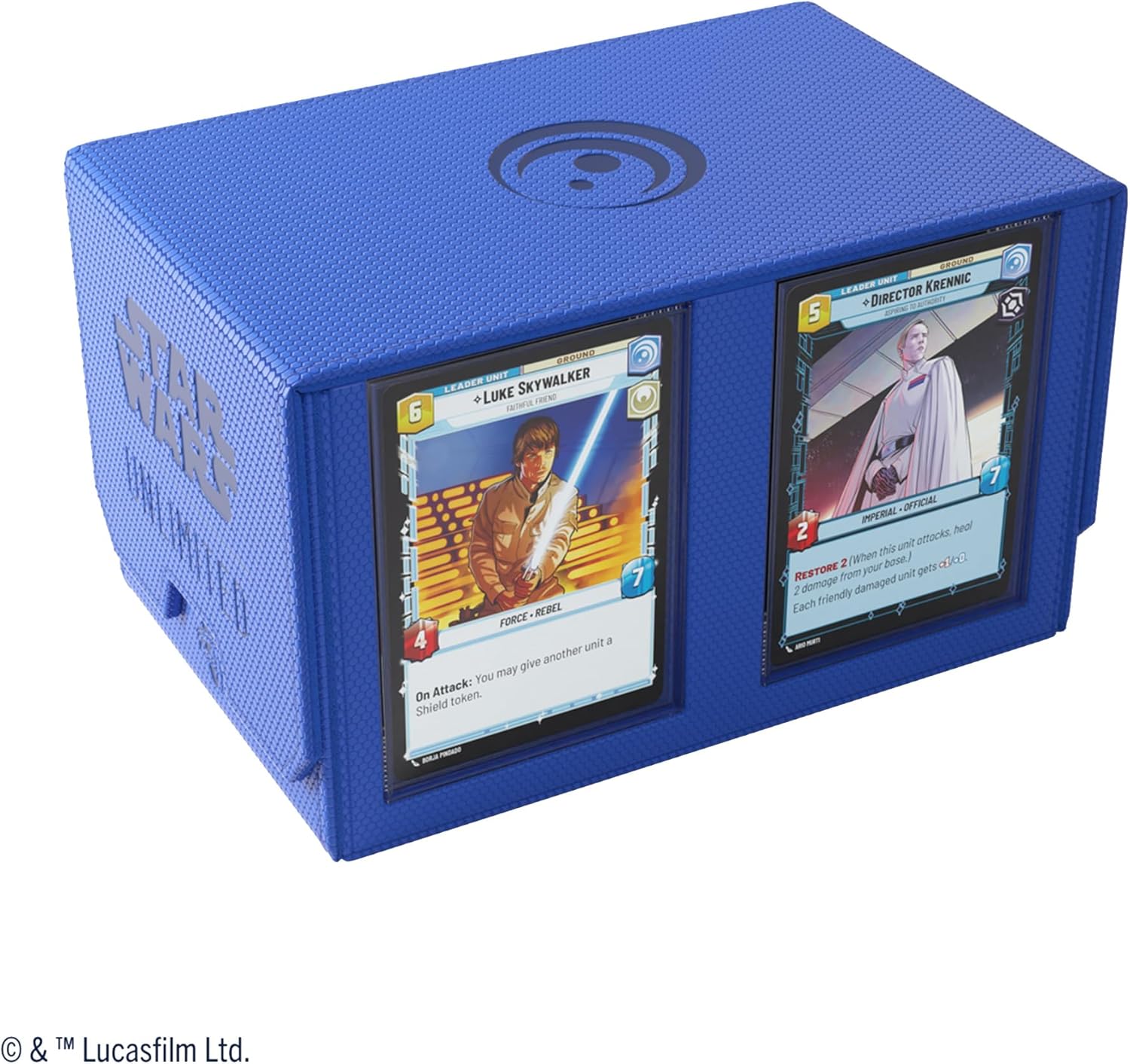 Gamegenic Star Wars Unlimited Double Deck Pod - Blue Card Game Accessory 4