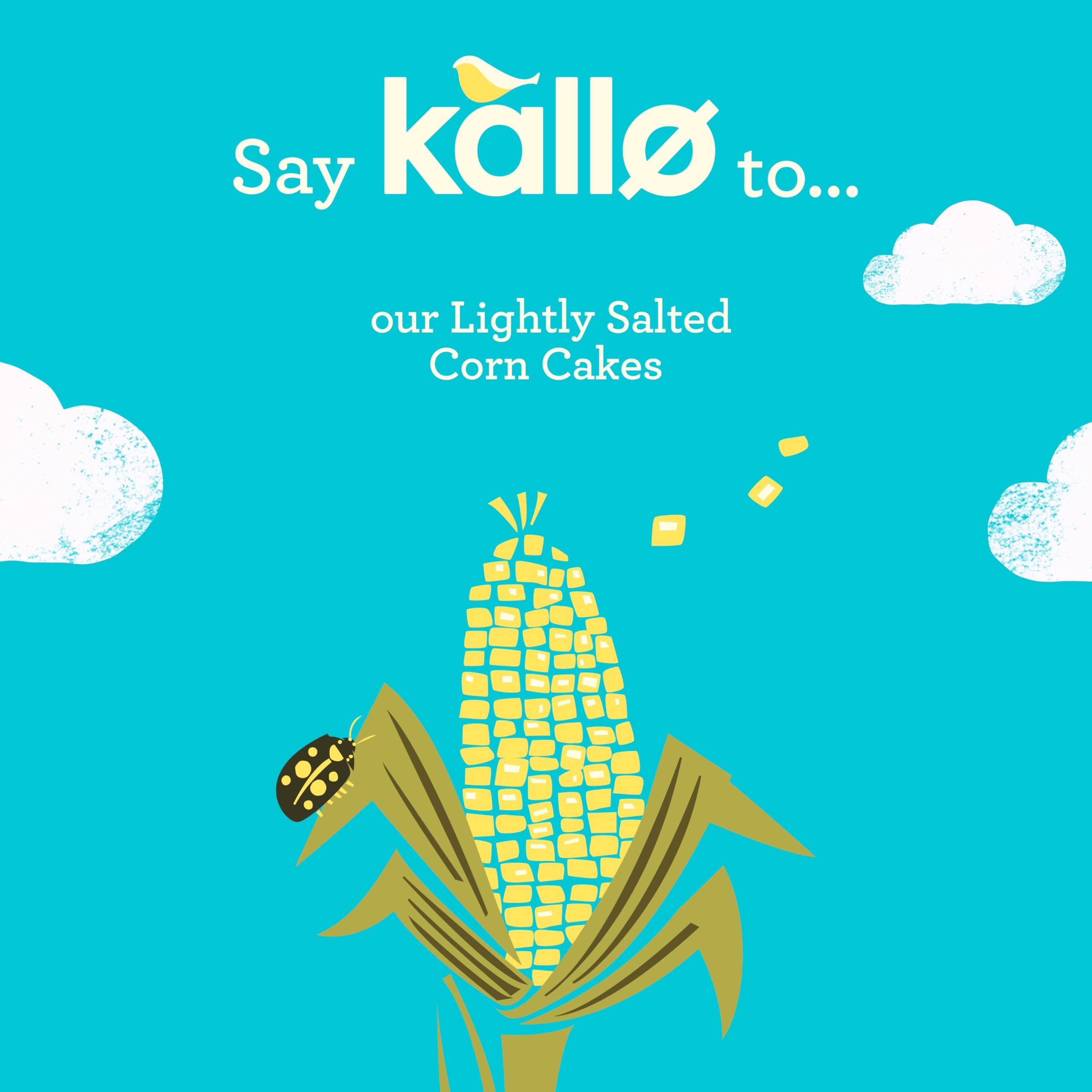 Kallo Lightly Salted Corn Cakes - Low Calorie Snack | Gluten Free | Vegan | 130g 3
