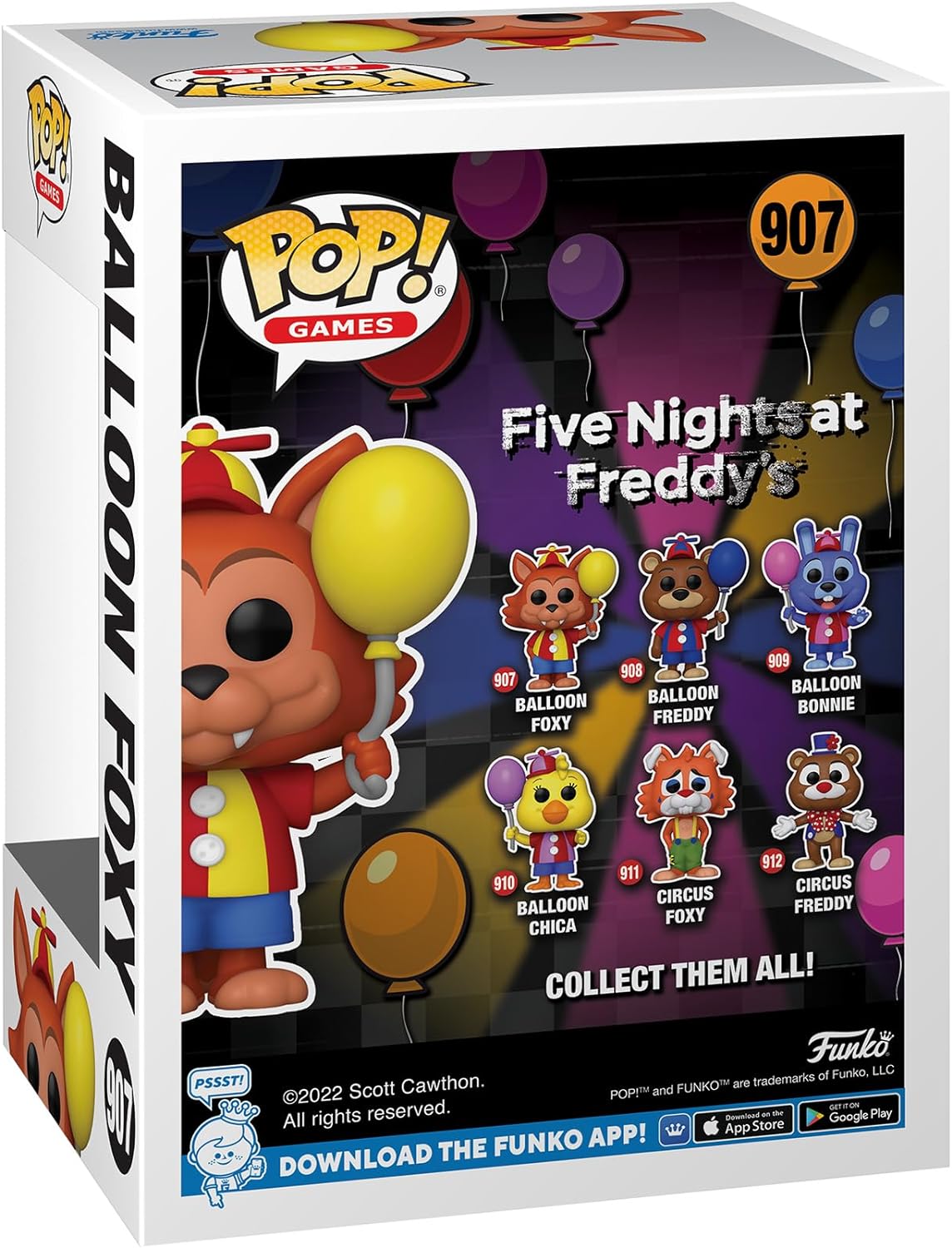Funko Pop! Games - Balloon Foxy Vinyl Figure #907 (67627)