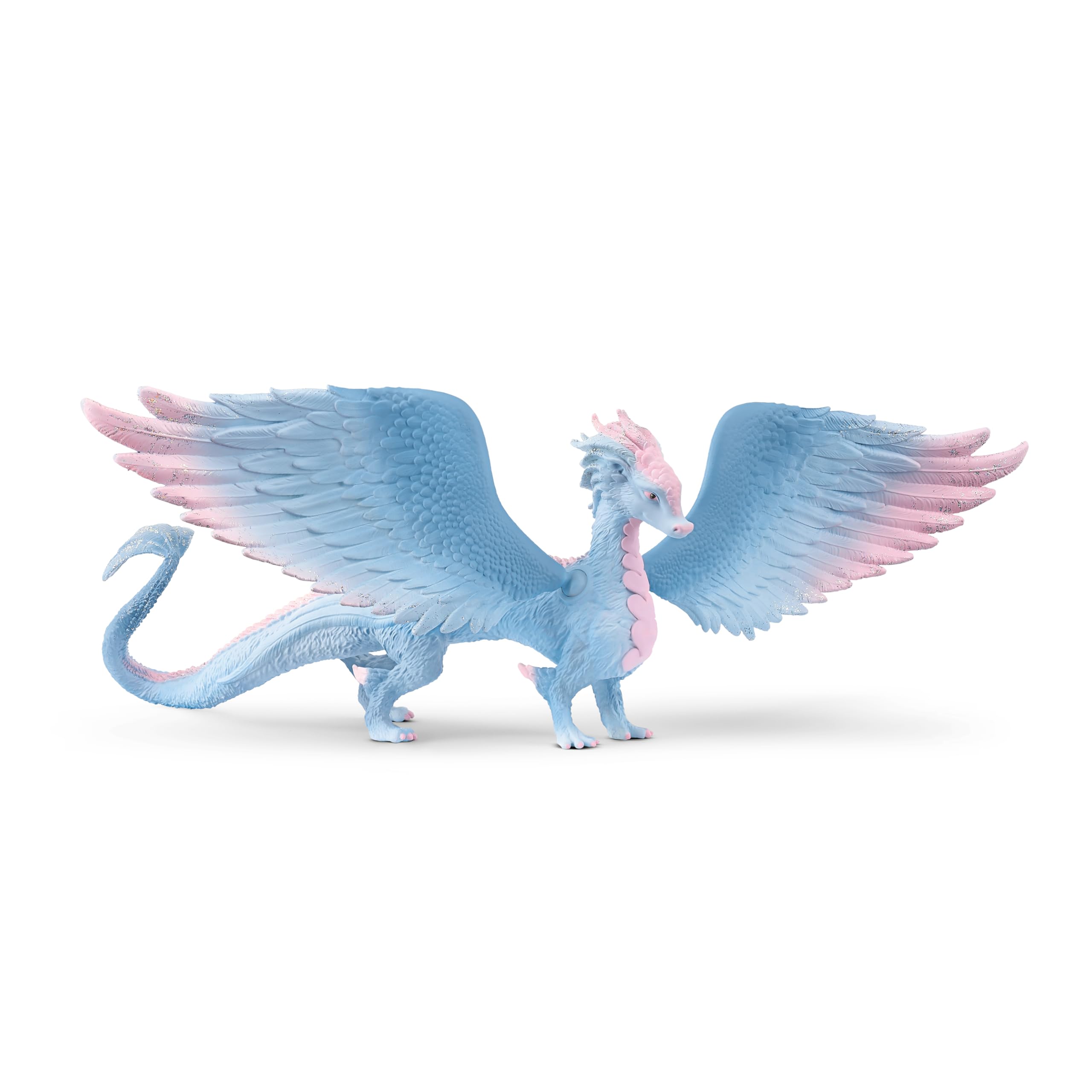 Schleich Crystal Dragon Figure - Movable Wings | Blue/Pink | Ages 5+ | Model 70833