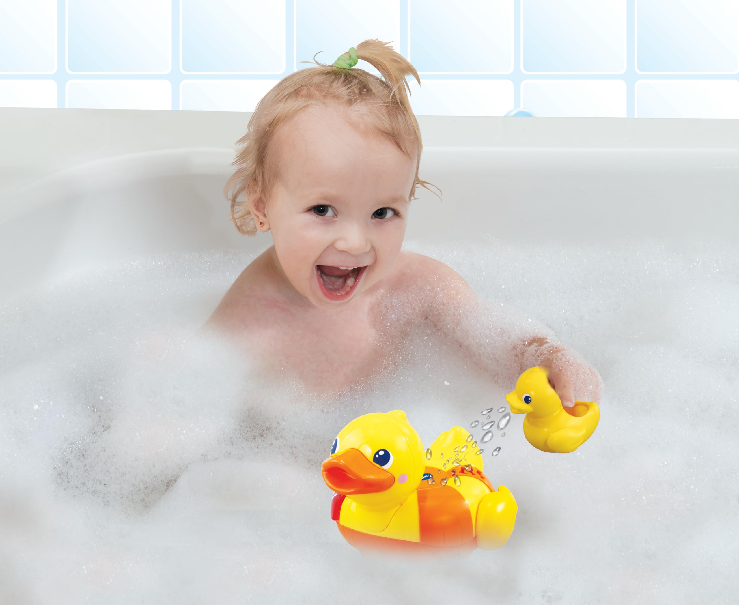 VTech Float & Splash Duck - Interactive Bath Toy for 1 Year Olds with Lights, Songs & Melodies 5