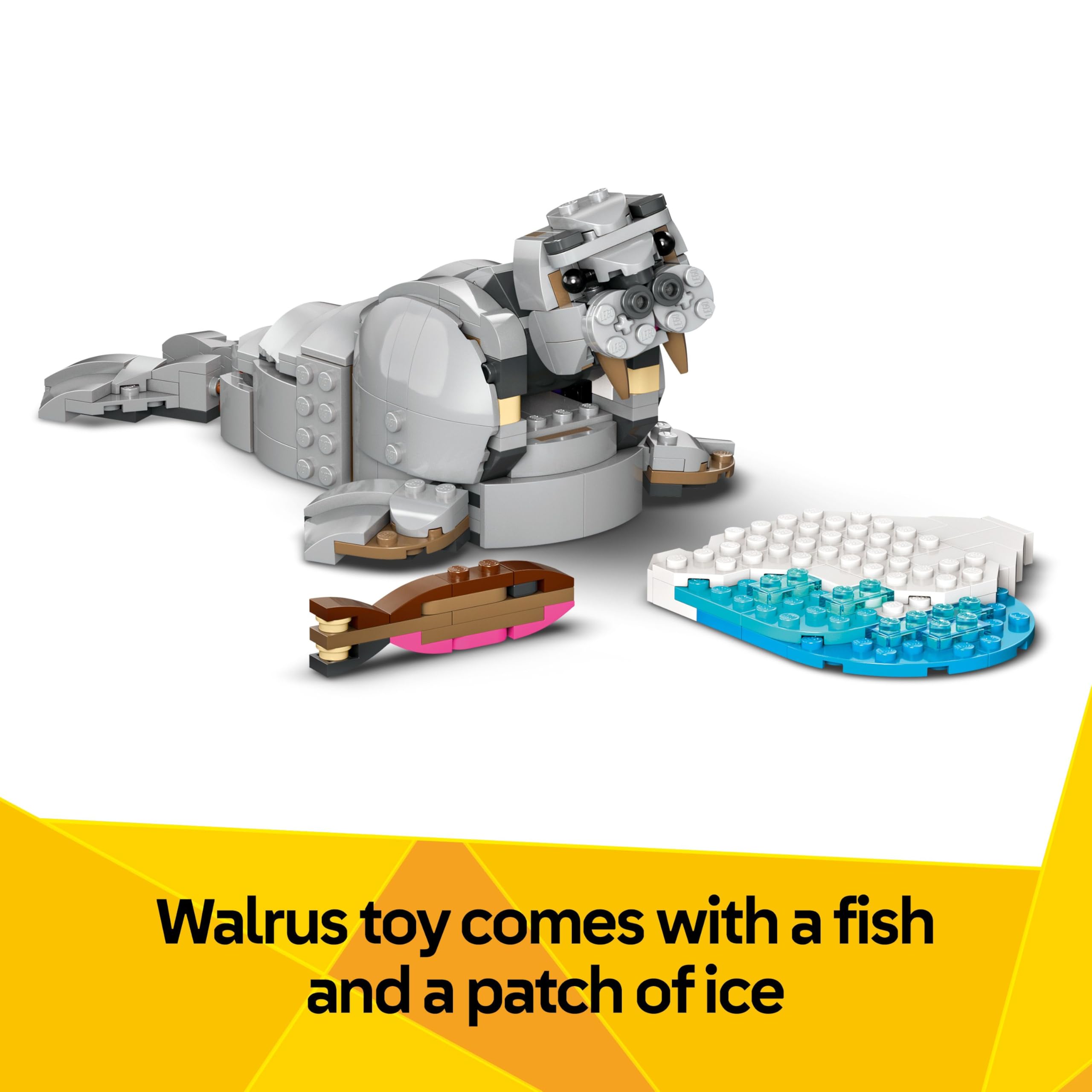 LEGO Creator 3in1 Wild Animals: Majestic Rhino with Birds Toy - Building Set for Ages 9+
