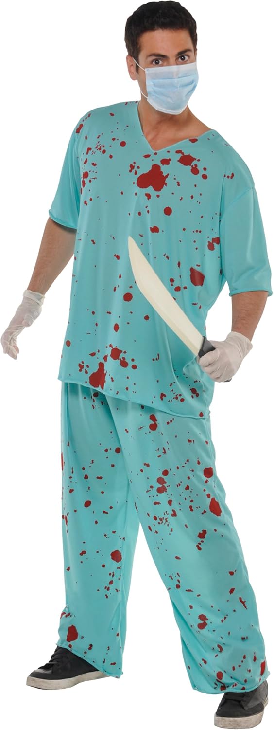 Amscan Bloody Scrubs Costume - Adult Unisex