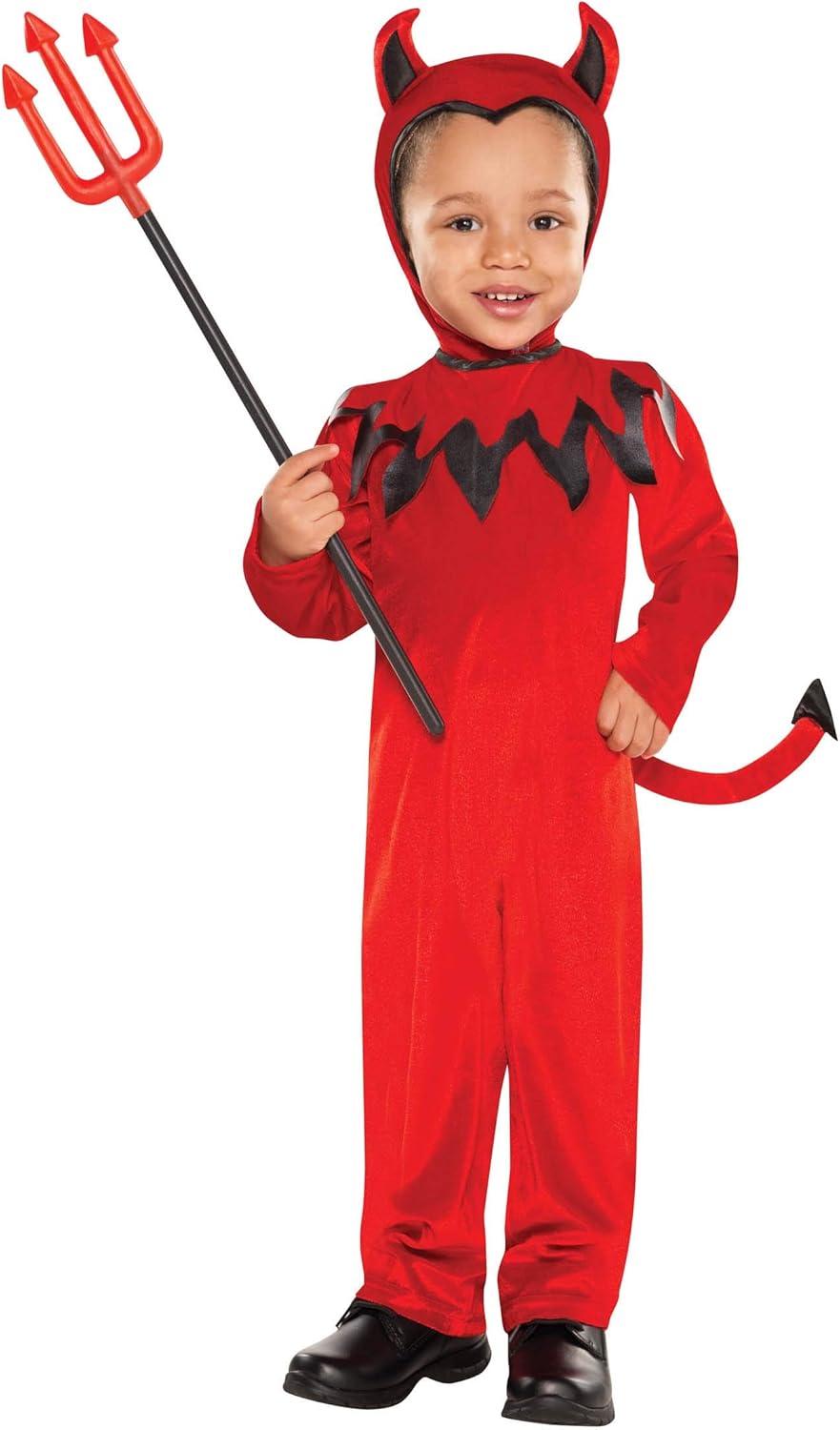 amscan Little Red Devil Costume - Age 3-4 Years