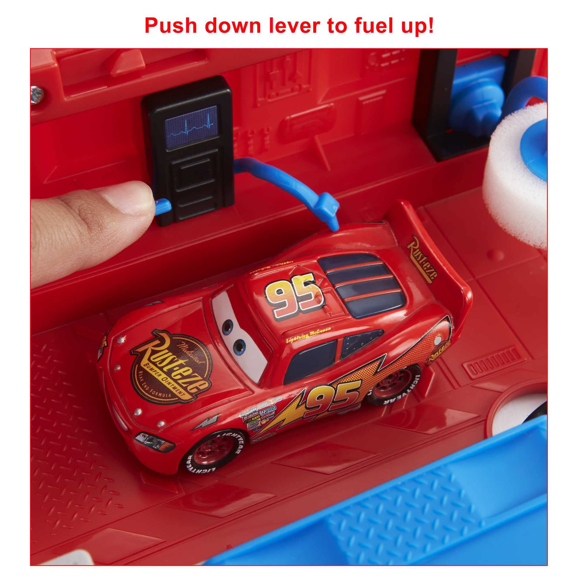 Disney and Pixar Cars Transforming Mack Playset - 2-in-1 Toy Truck & Tune-Up Station for Kids 3+ 3