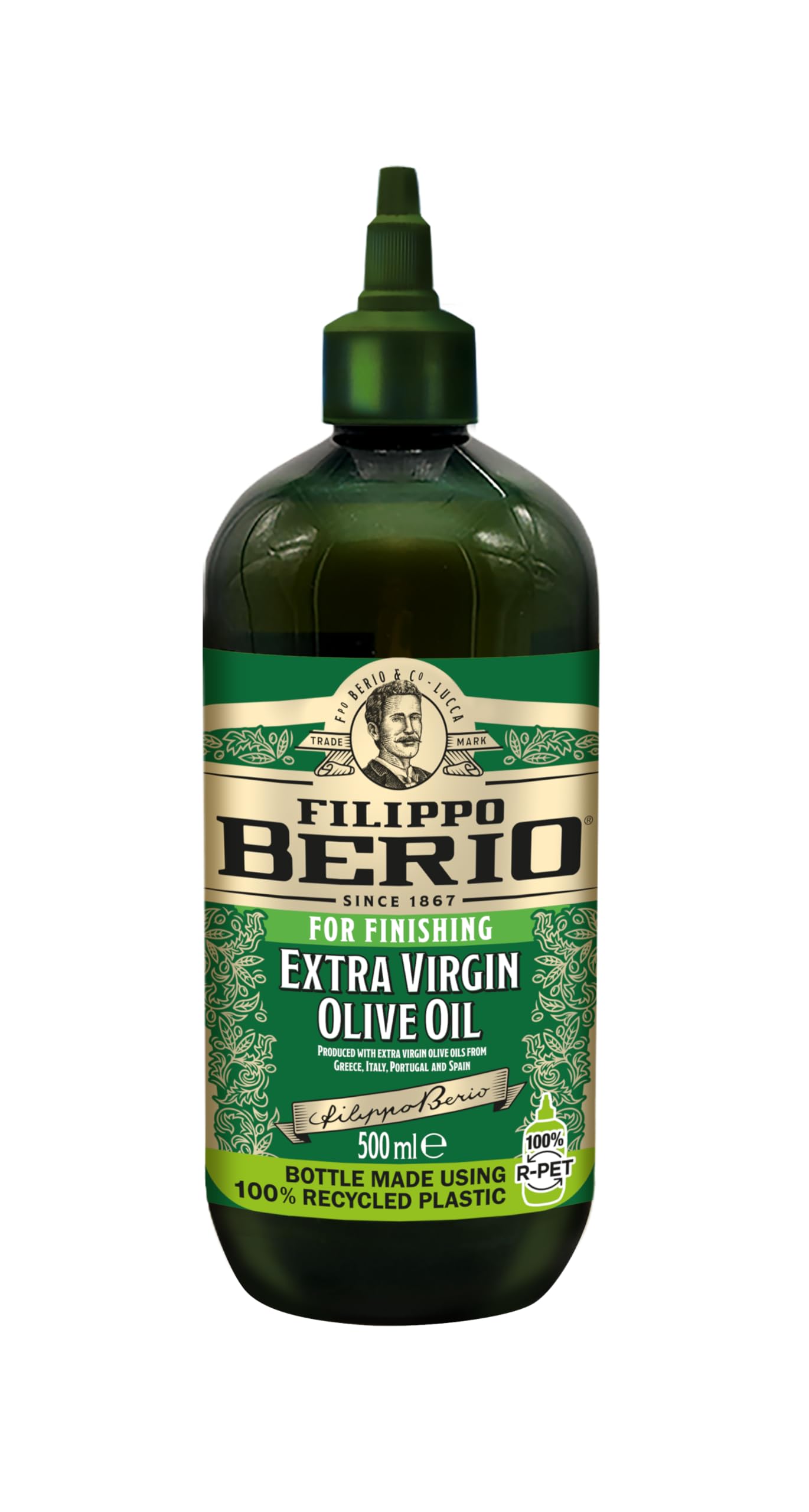 Filippo Berio Extra Virgin Olive Oil - Cold Pressed | 500ml Squeezable Bottle