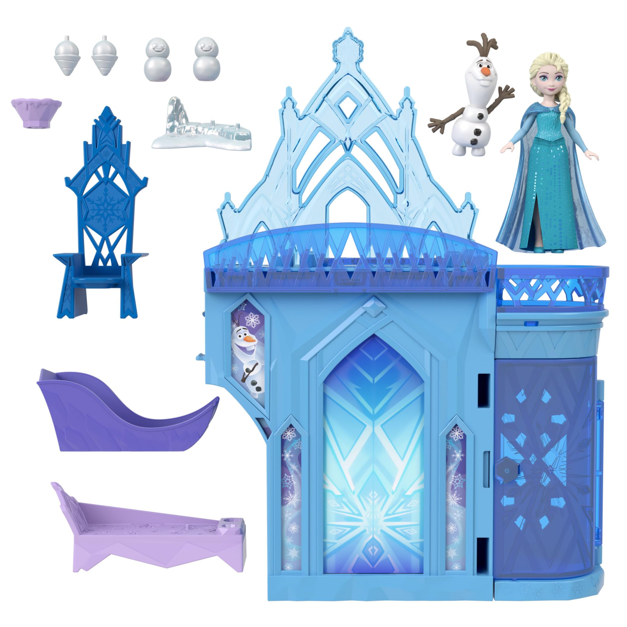 Mattel Disney Frozen Elsa Stackable Castle Doll House Playset - JDP63 Model 4