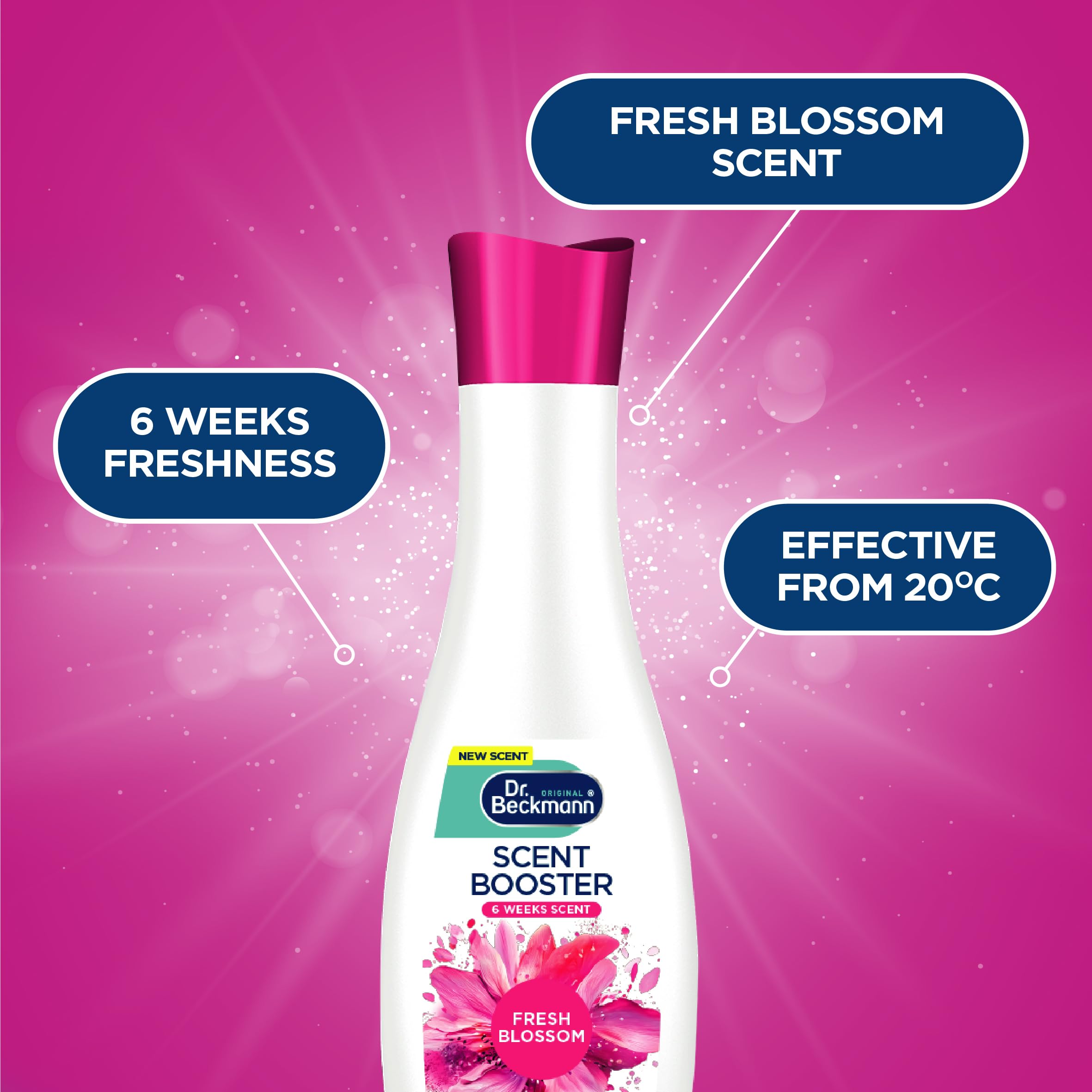 Dr. Beckmann Scent Booster Fresh Blossom Liquid Fabric Softener | 6 Weeks Scent | 250 ml
