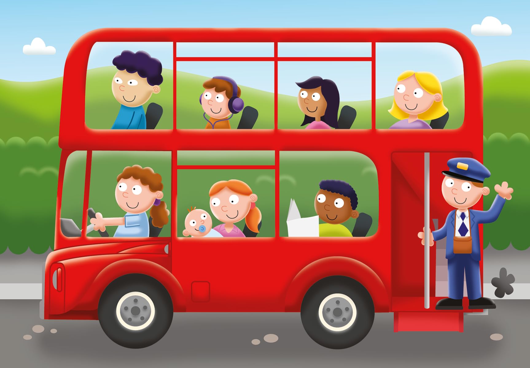 Ravensburger Travel Far My First Jigsaw Puzzles - Educational Vehicle Puzzles for Toddlers 18 Months+ 6