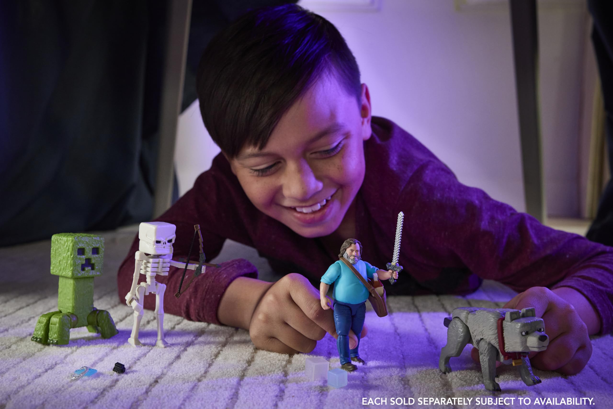 Minecraft Action Figure & Accessories Set - 4-inch Posable Skeleton by Mattel 5