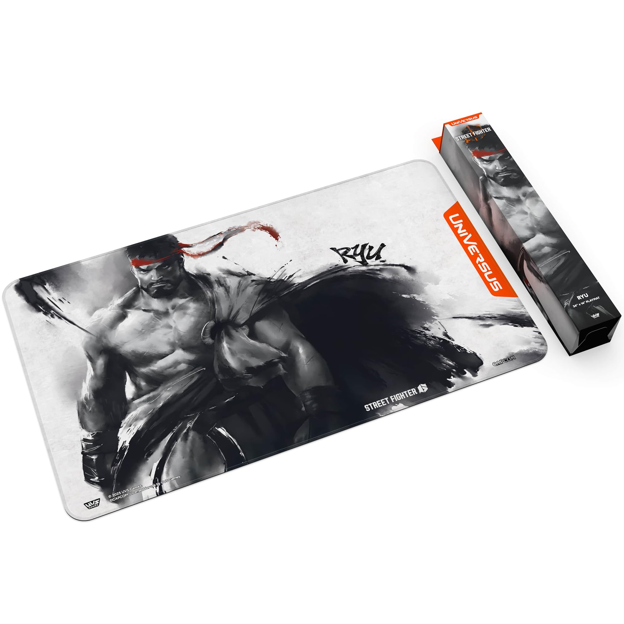 UniVersus Street Fighter 6: Challenger Series Playmat - Ryu | 24 x 14 Inch Neoprene 3