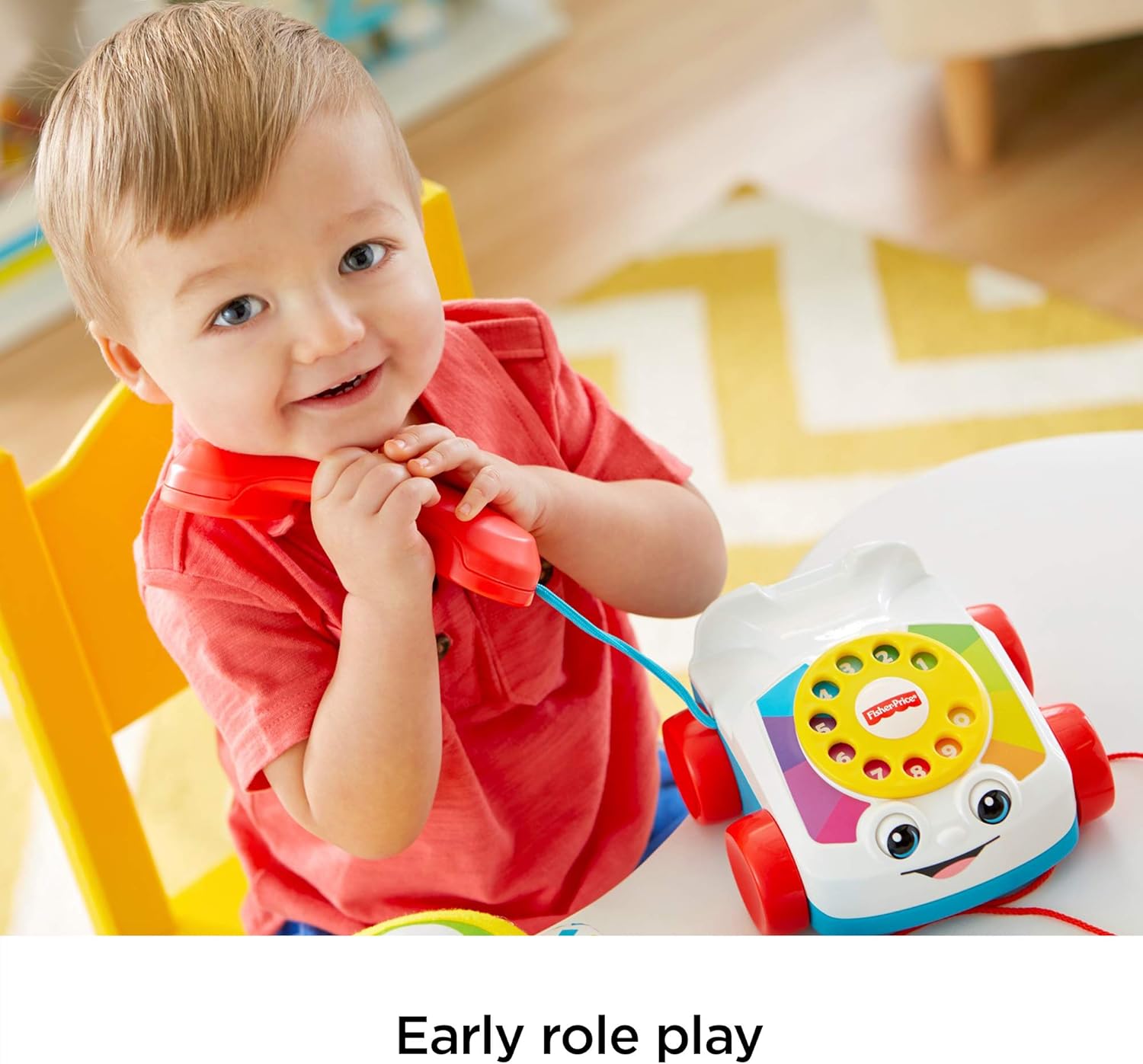 Fisher-Price Chatter Telephone - Classic Pull-Along Toy for Toddlers 12M+ 3