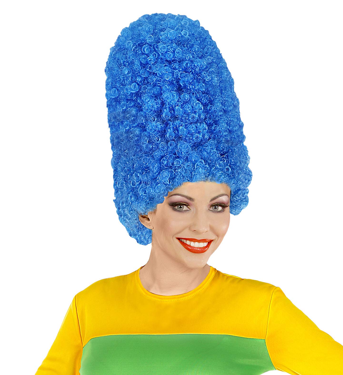 Widmann Marge Simpson Wig - Blue Cartoon Character Costume Accessory 4