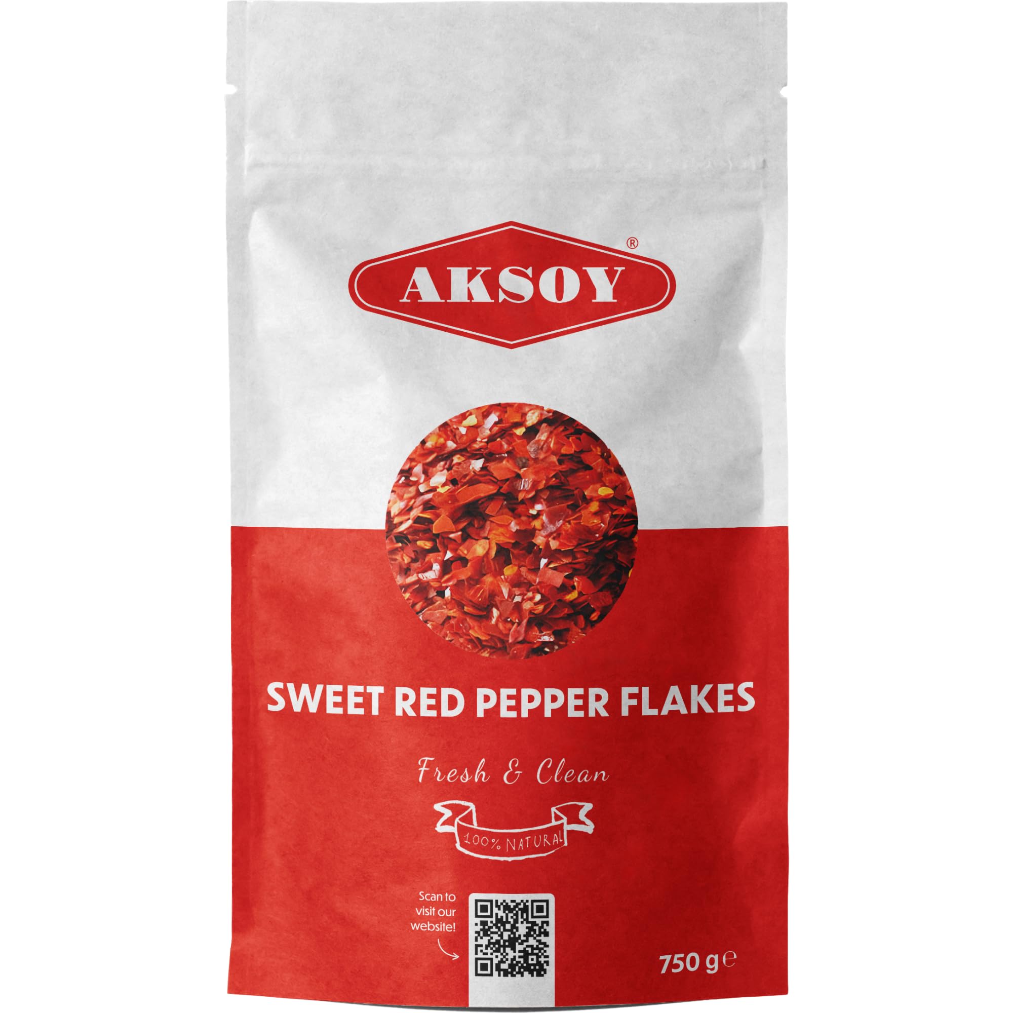 Aksoy Premium Quality Turkish Sweet Red Pepper Flakes (Turk Kirmizi Pul Biber) 8