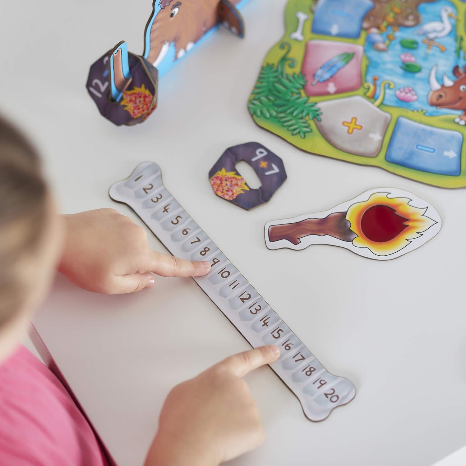 Orchard Toys - Mammoth Maths Game Educational Addition and Subtraction Board Game 4