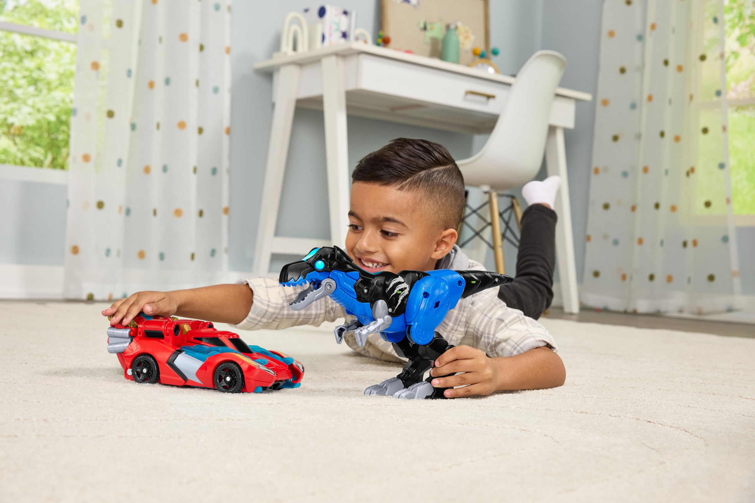 VTech Switch & Go Dinos Armour Up Dragon T-Rex - 2-in-1 Interactive Dinosaur Toy with Lights & Sounds 13