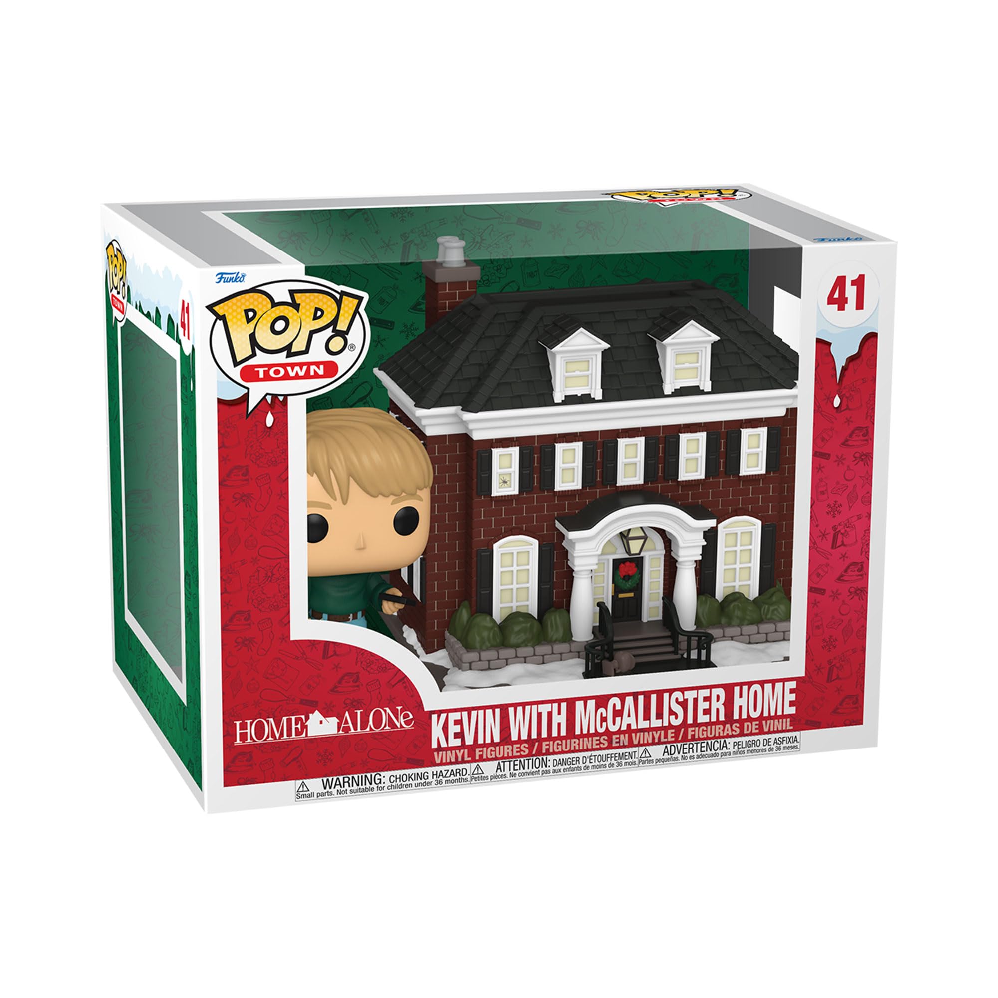 Funko Pop! Town: Home Alone - Kevin Mcallister with House Vinyl Figure 9