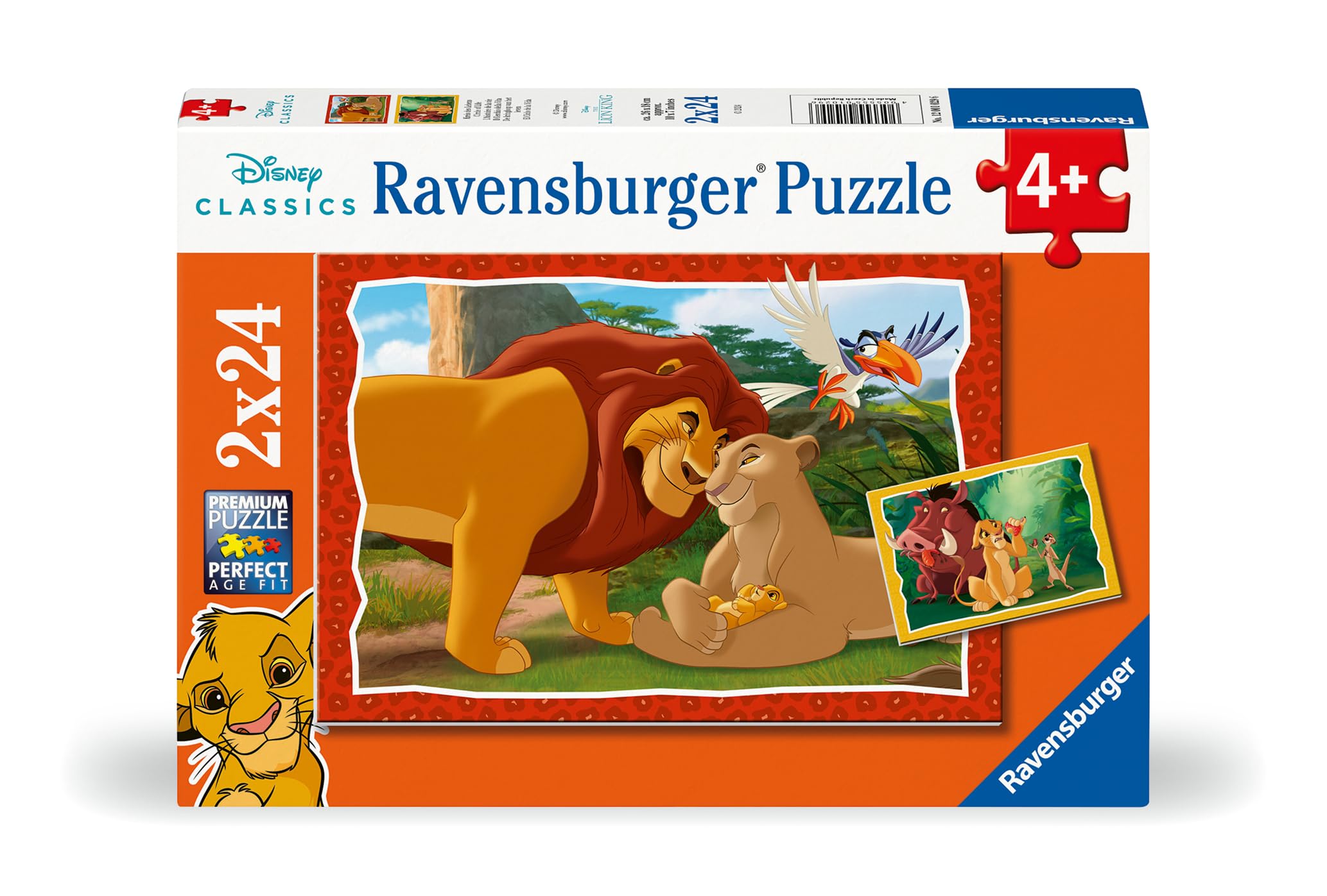 Ravensburger Disney Lion King 2x 24-Piece Jigsaw Puzzles for Kids - Educational Toys for Children 4 Years and Up 3