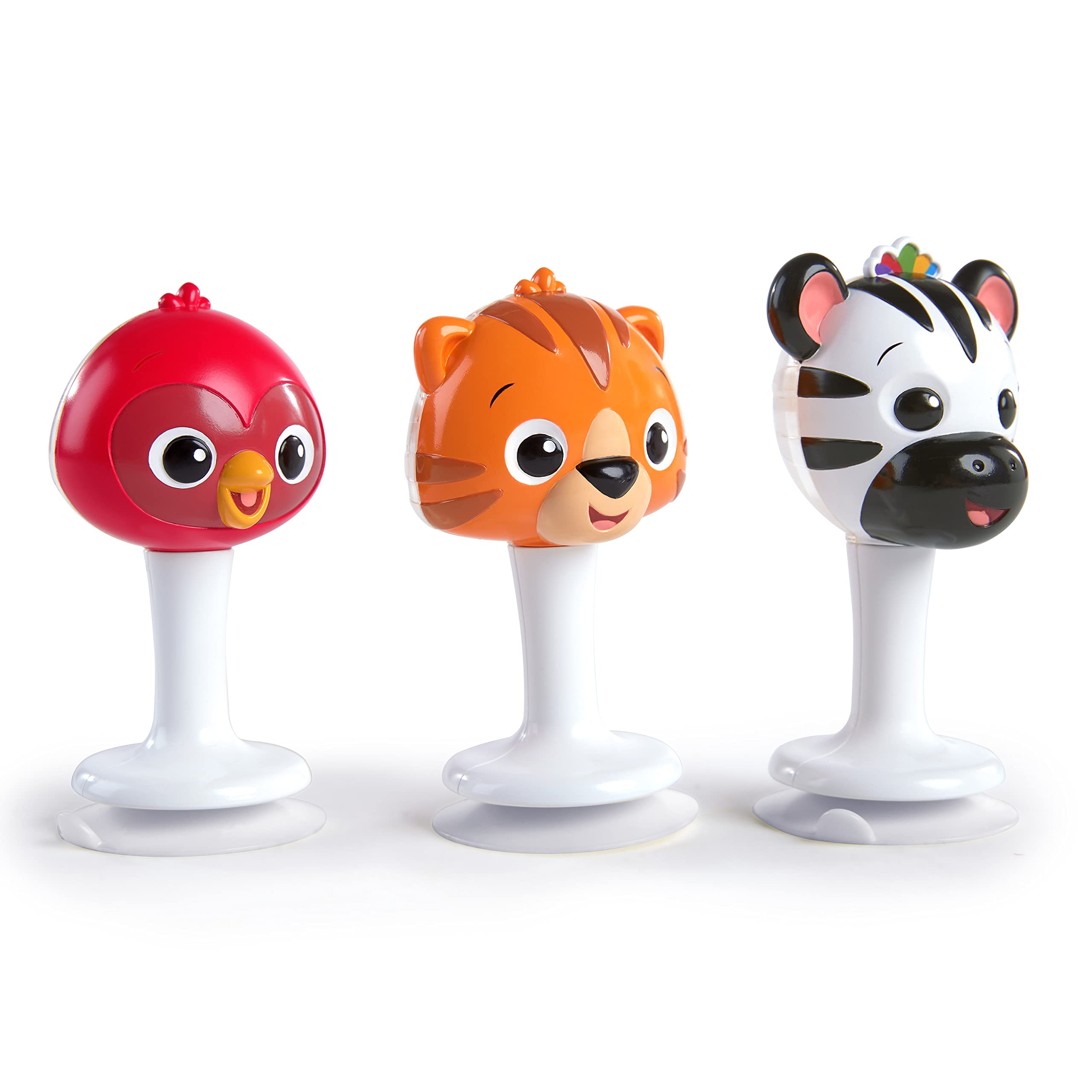 Baby Einstein Rattle & Jingle Trio Suction Toys for Ages 6 Months+ | Silicone 1