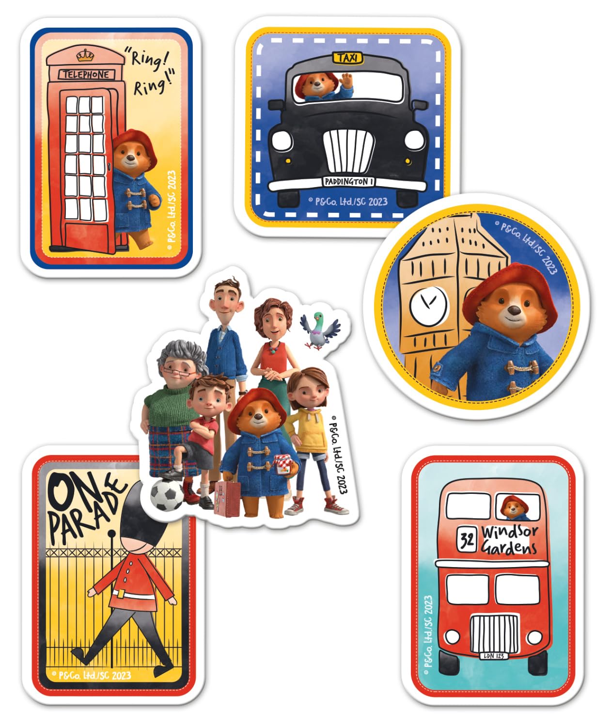 Paper Projects The Adventures of Paddington - Paddington Bear Assorted Sticker Pack 12