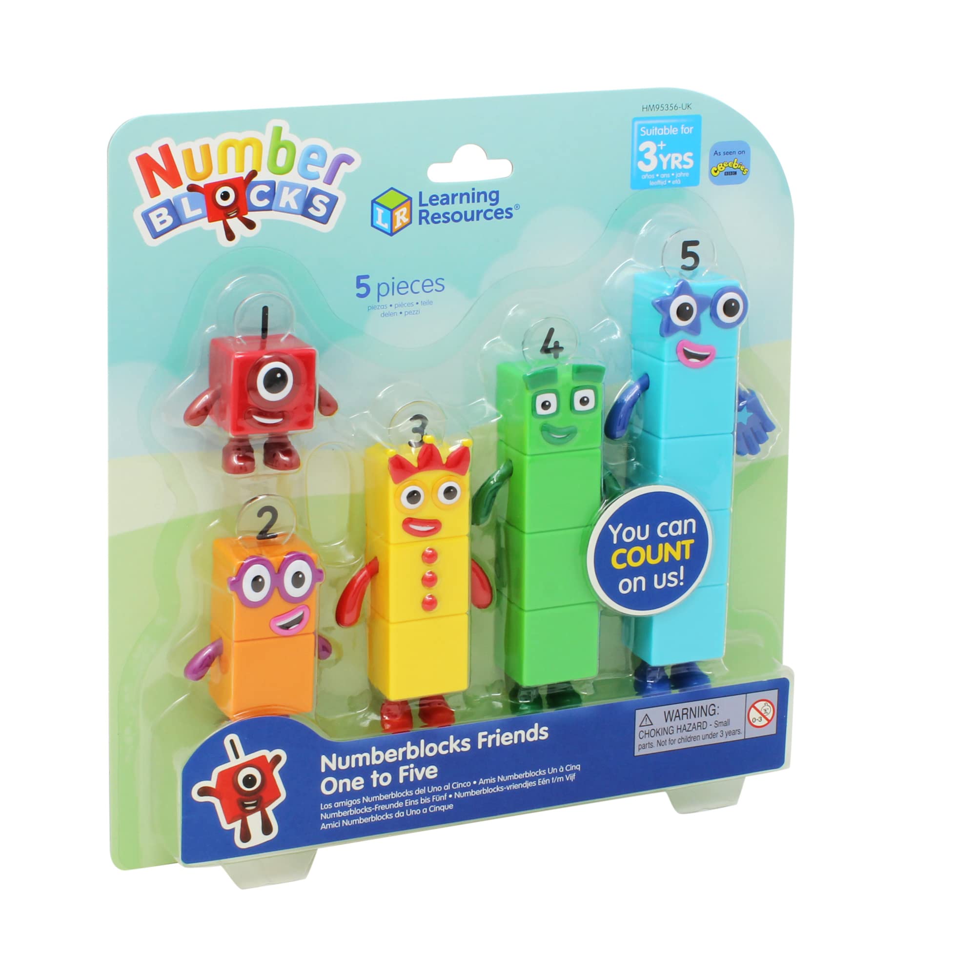 Learning Resources Numberblocks Friends One to Five - Collectible Play Figures with Posable Arms 9