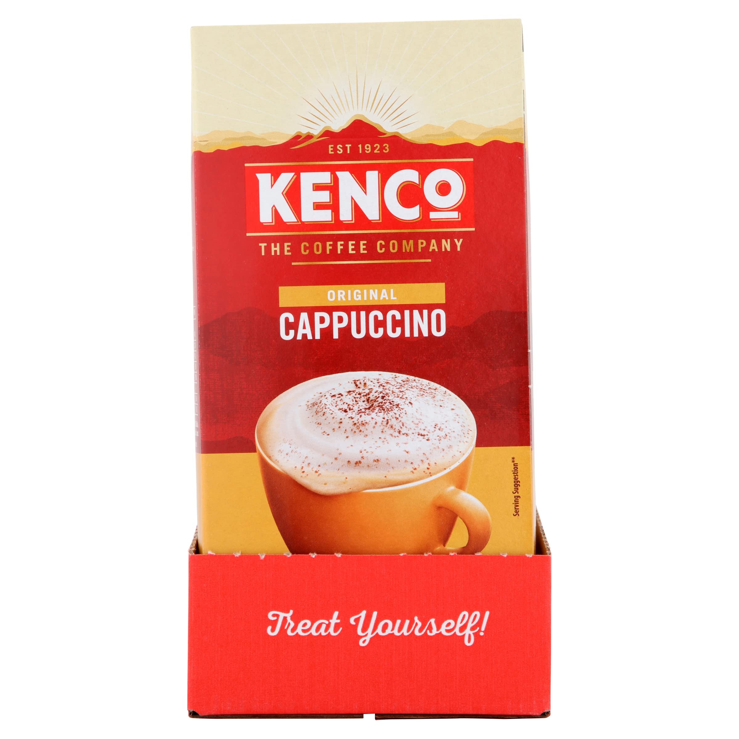 Kenco - Cappuccino Instant Coffee Sachets (Pack of 5, 40 Sachets, 592g) 3