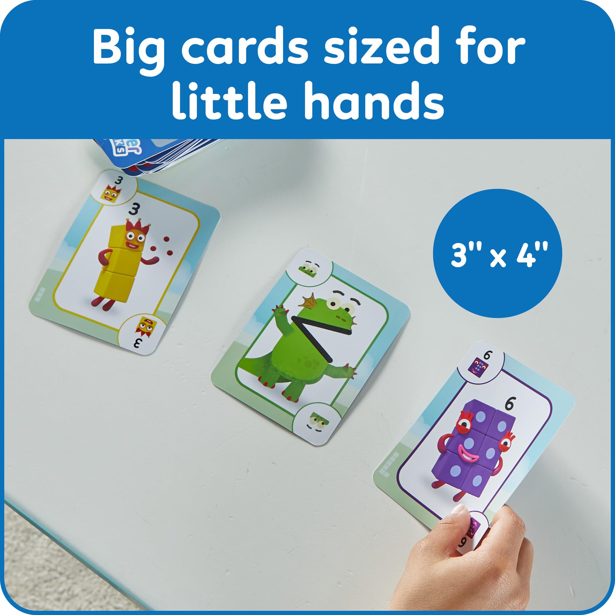 Learning Resources Numberblocks Playing Cards, 54-Card Set with Game Guide for Kids 3+