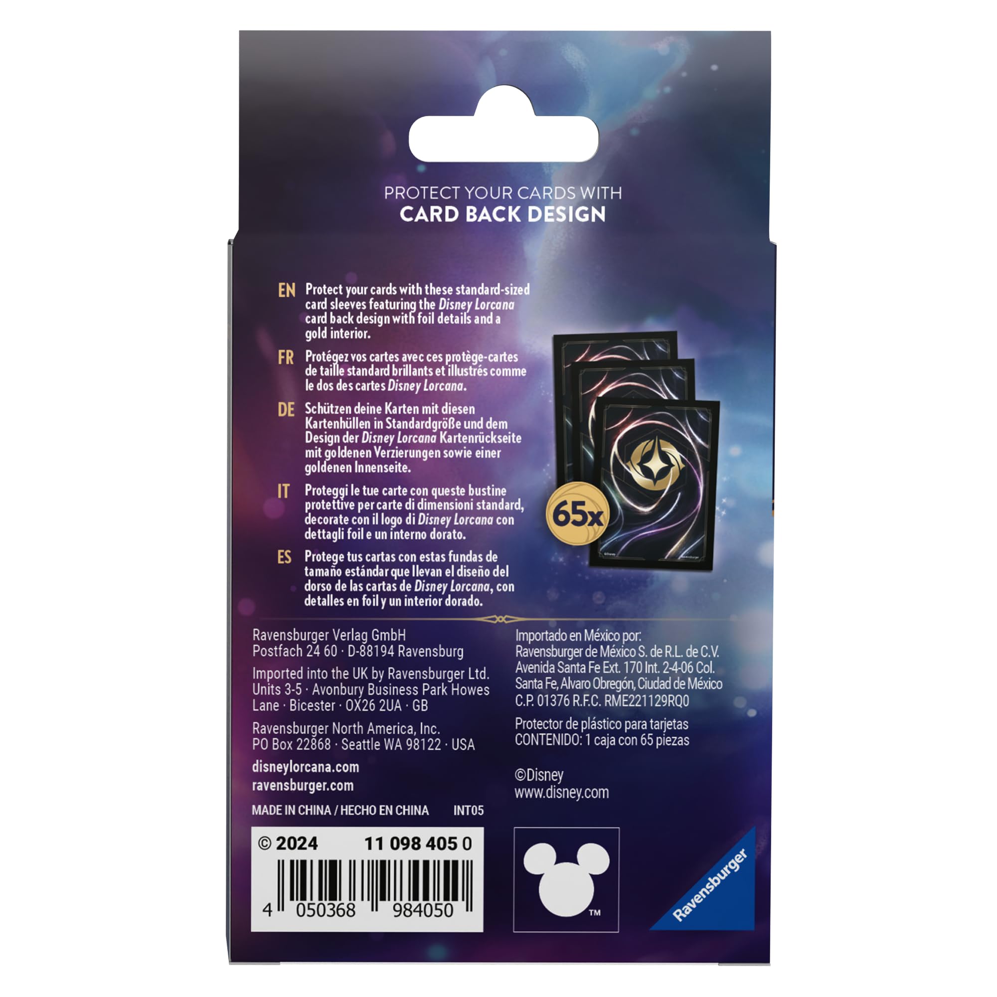Ravensburger Disney Lorcana TCG Card Sleeves | 65 Count Matte Finish Protection | Ages 8+ 3