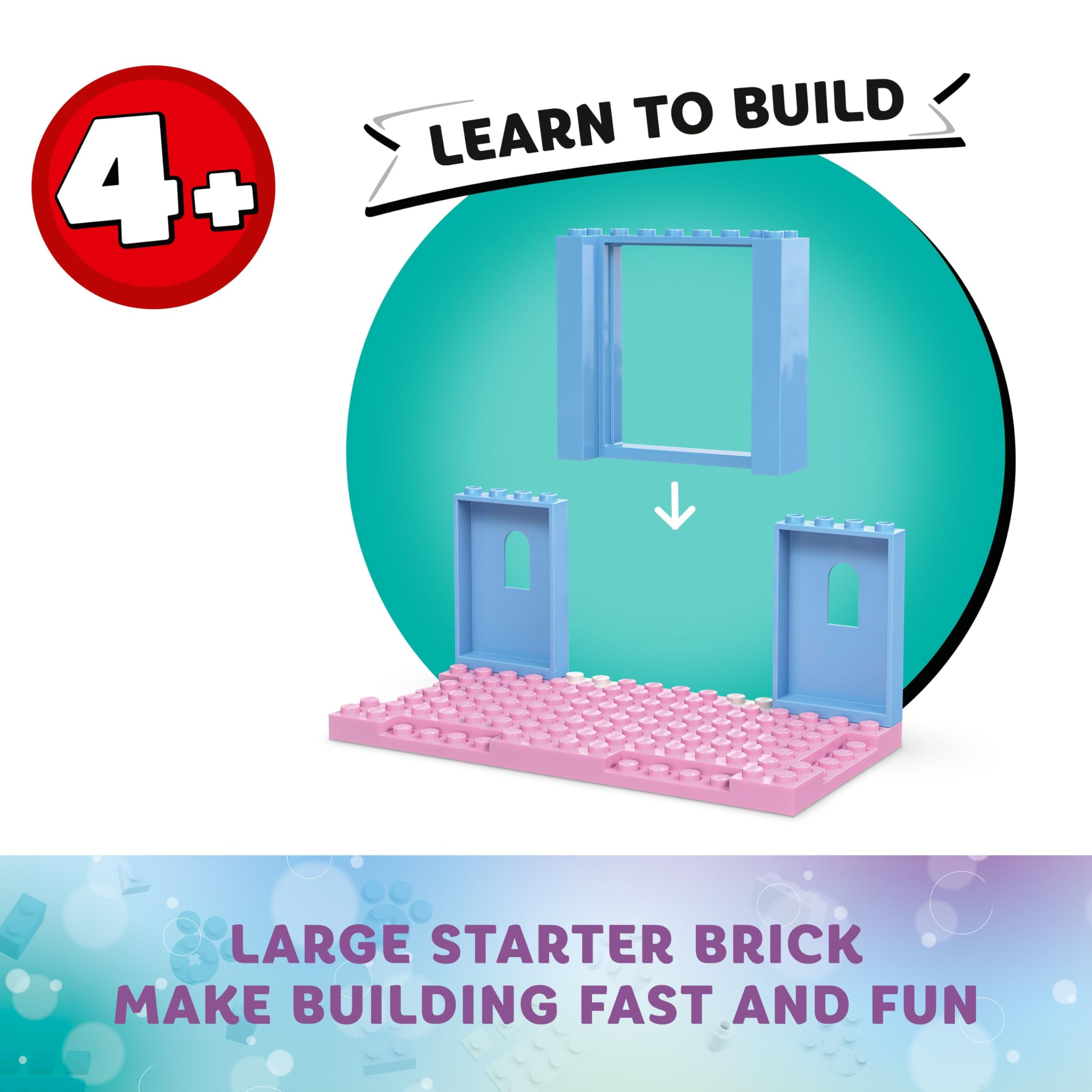 LEGO Gabby’s Dollhouse Gabby’s Kitty Care Ear Slide Playset - Building Toy for Kids 4+