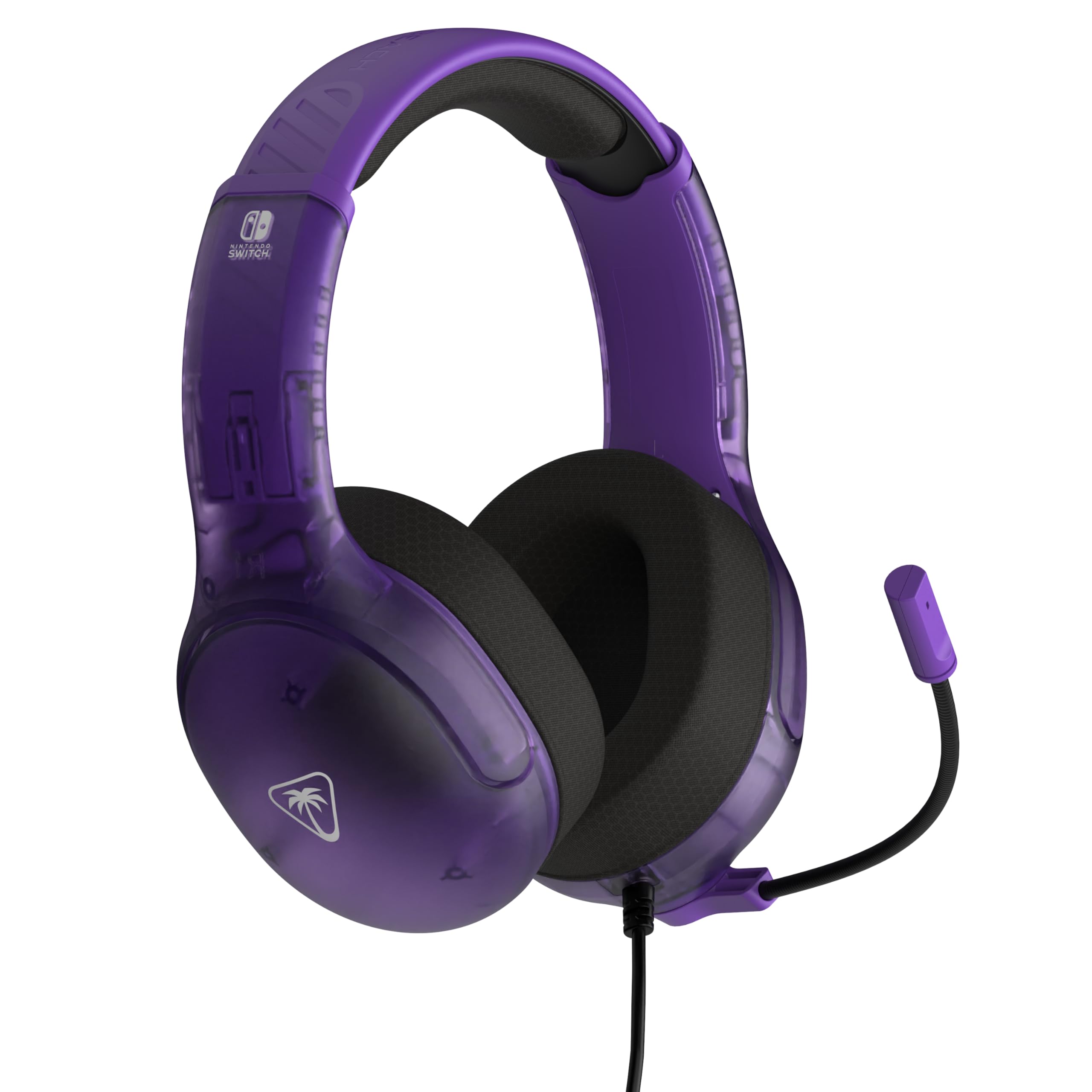 Turtle Beach Airlite Fit Ghost Purple Wired Gaming Headset for Nintendo Switch, 40mm Speakers, Flip-to-Mute Mic 5