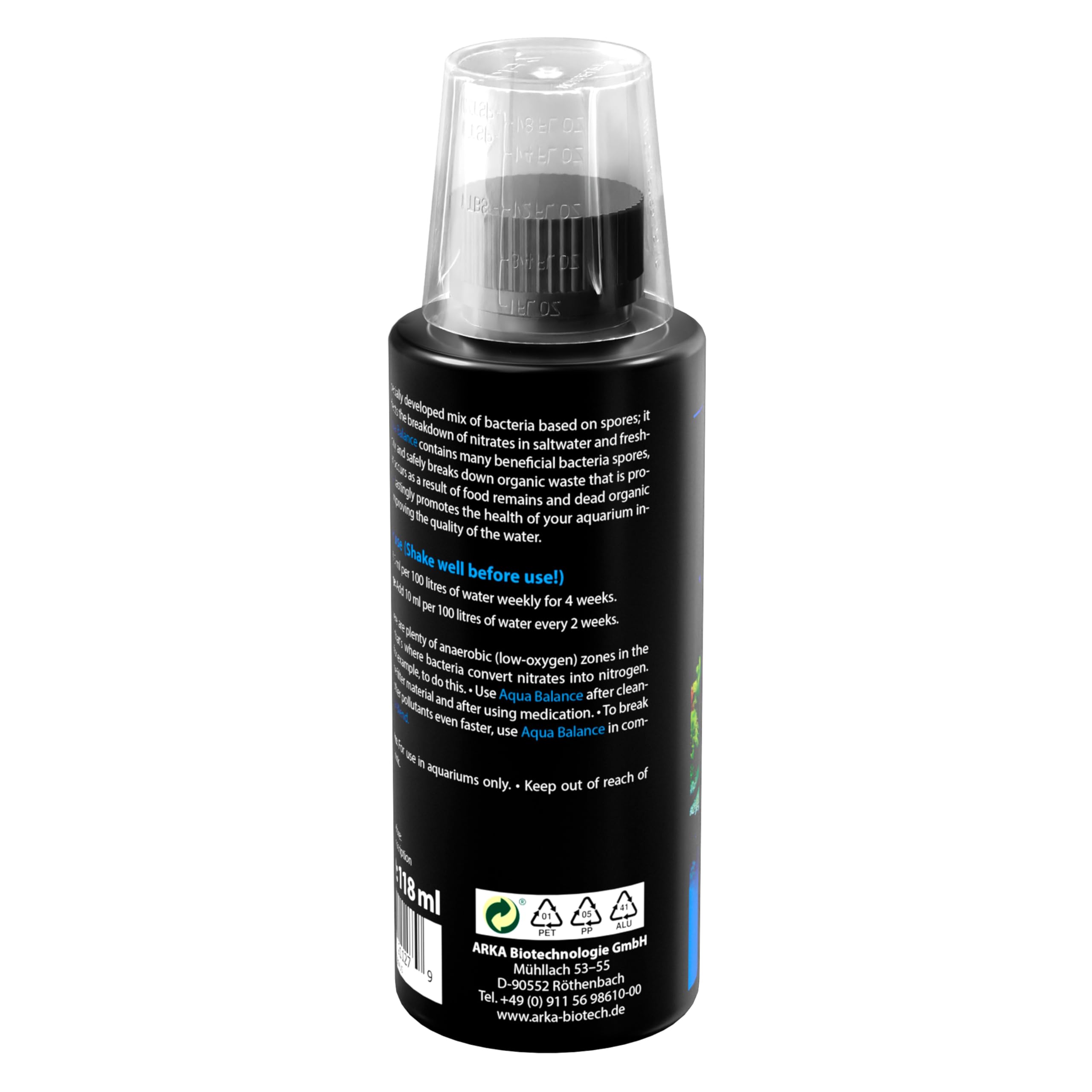 ARKA Aqua Balance Nitrate Remover for Aquariums - Biologically Reduces Nitrate | 118 ml 3