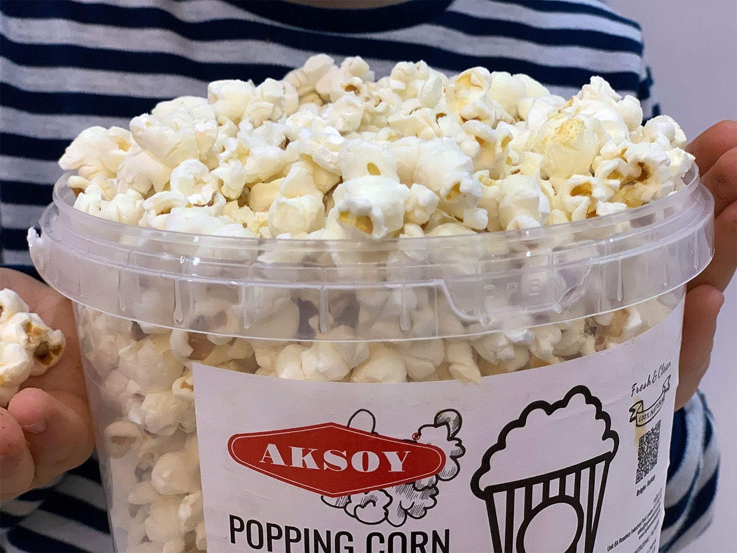 AKSOY Popping Corn Kernels - 1KG | Gourmet White Popcorn for Stovetop, Air Popper & Microwave 7