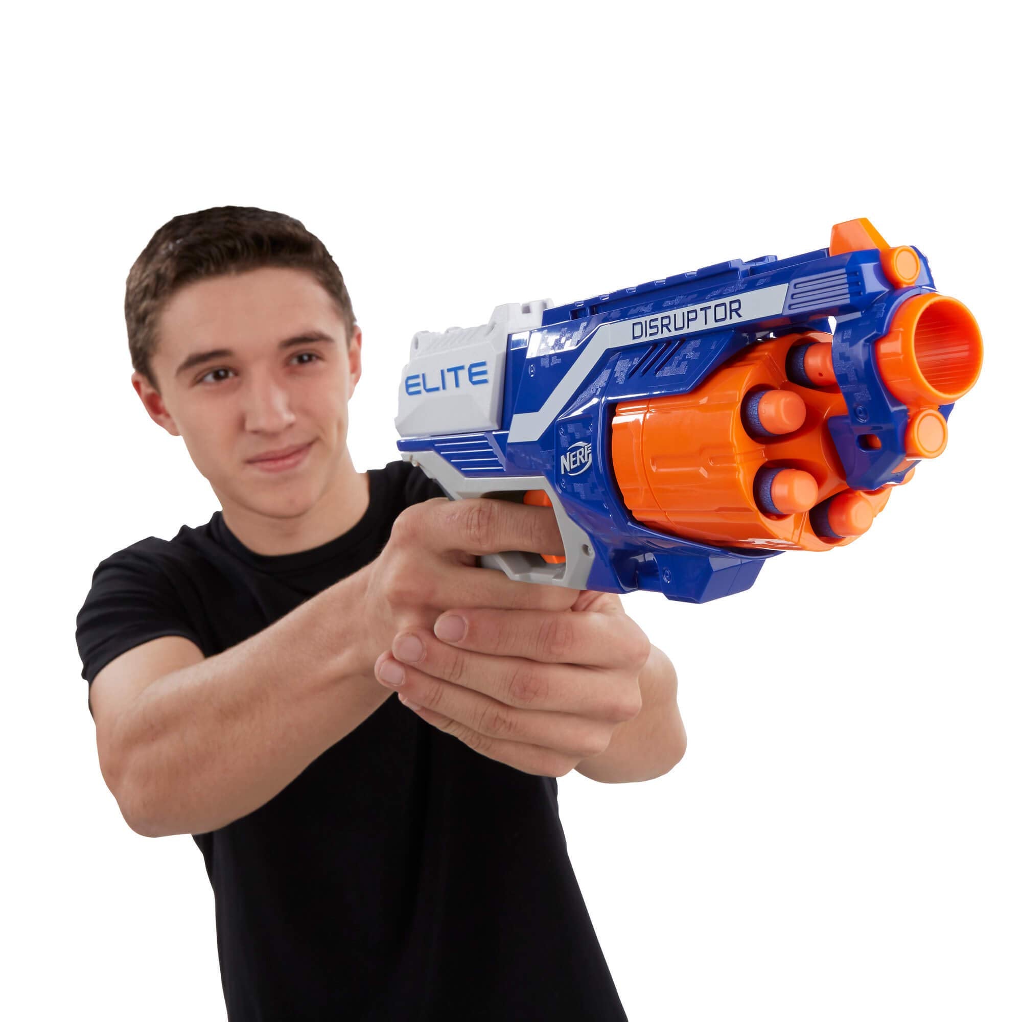 Nerf N-Strike Elite Disruptor - 6-Dart Rotating Drum Blaster for Fast-Paced Action 12