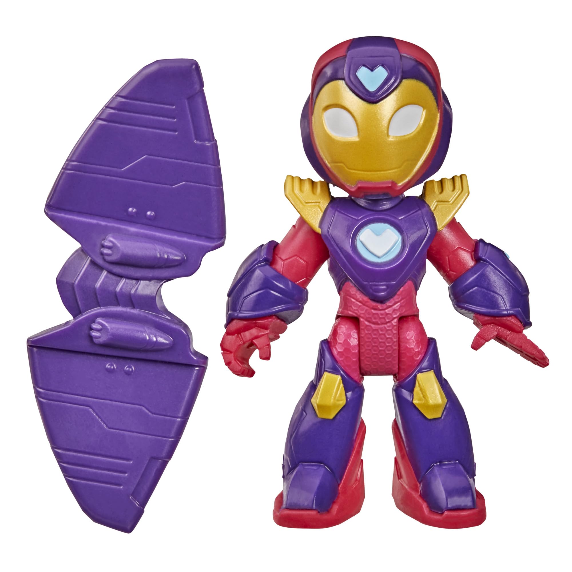 Marvel Ironheart Action Figure - 3-Inch Poseable Toy with Detachable Wings | Ages 3+