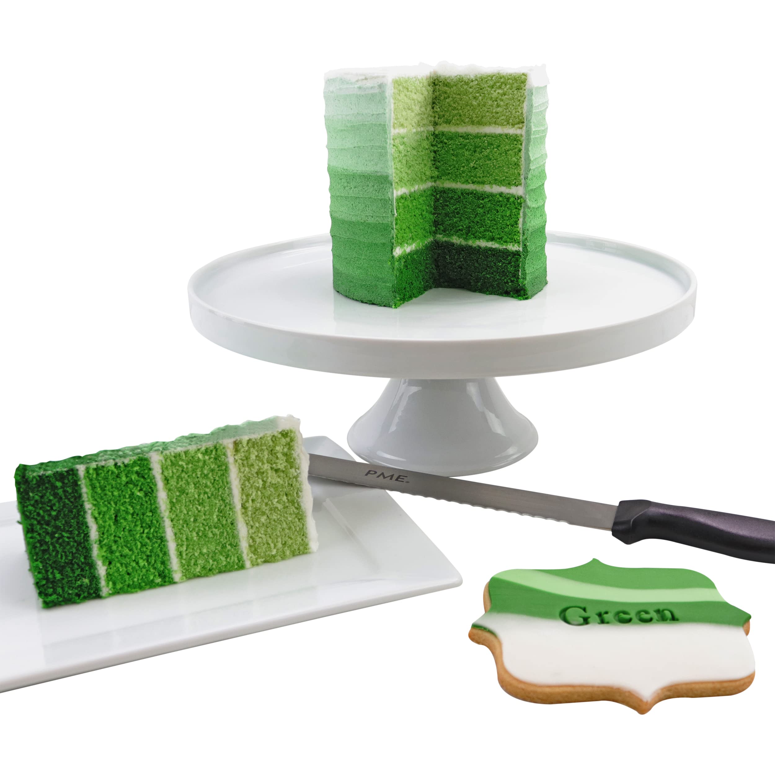 PME Paste Food Colouring Pea Green 25g - Concentrated Gel for Baking & Icing