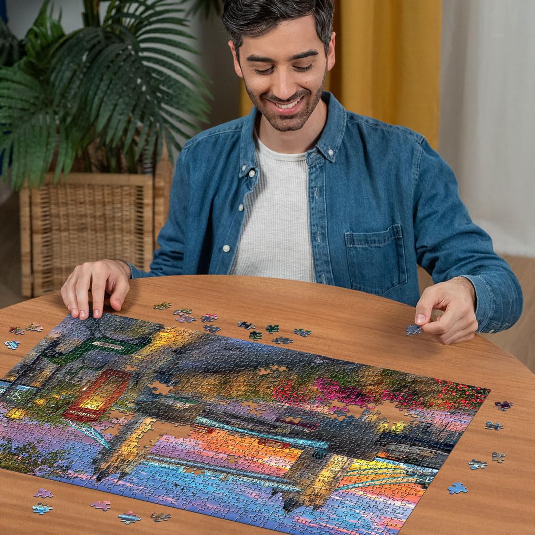 Ravensburger Tower Bridge at Sunset 1000 Piece Jigsaw Puzzle for Adults 4