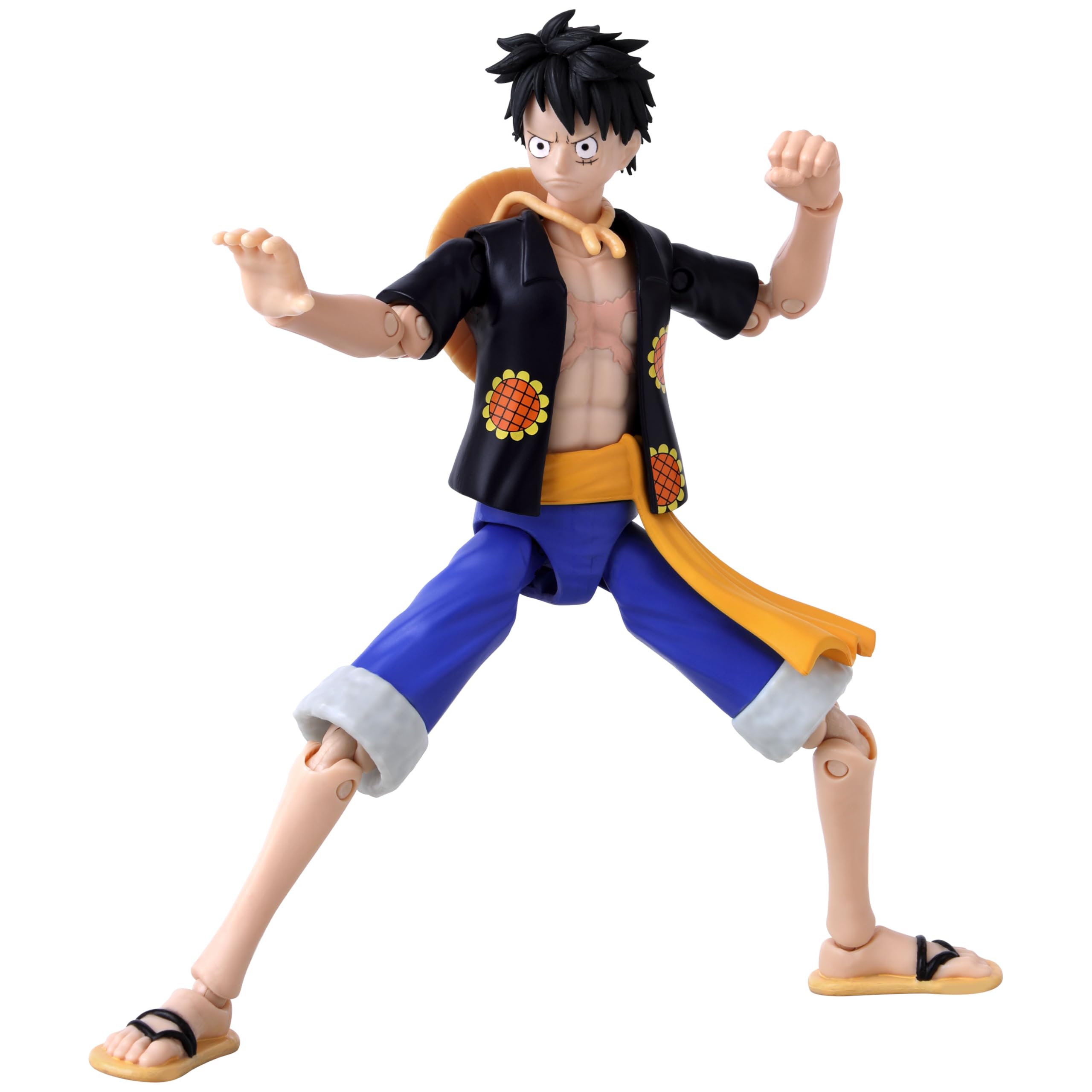 Monkey D. Luffy 'Dressrosa Version' Action Figure - 17cm Anime Heroes Collectible by Bandai 19