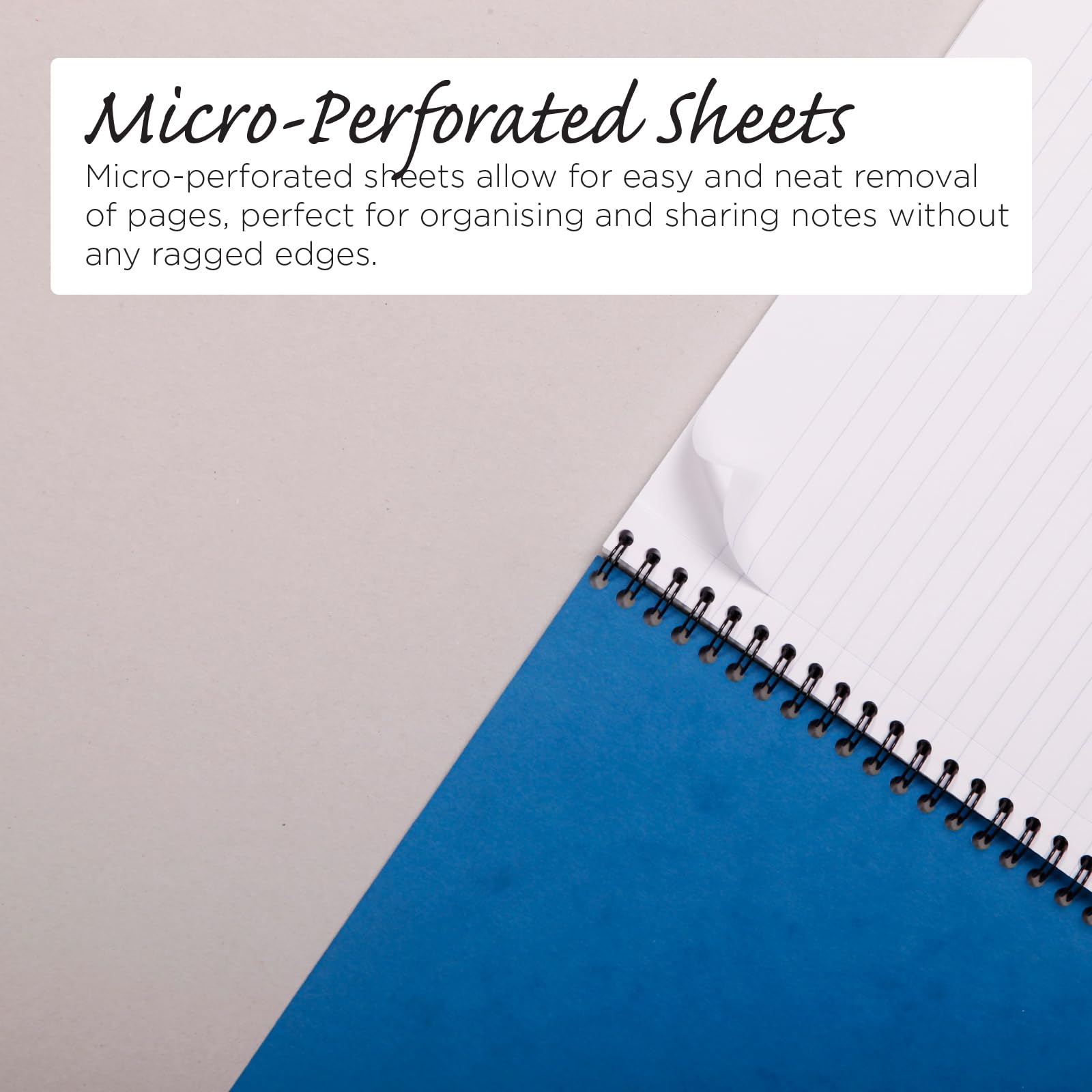 Clairefontaine Notemakers Europa Spiral Notebook - A4, Ruled, Green | 90 g/m² Velvet Vellum Paper 2