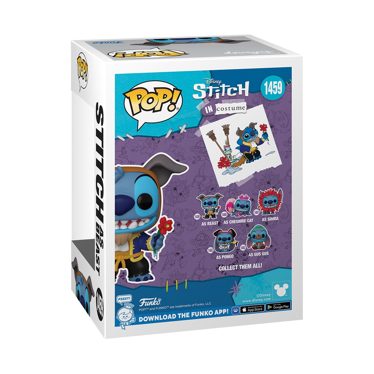 Funko Pop! Disney: Stitch as Beast - Lilo & Stitch Vinyl Figure 10