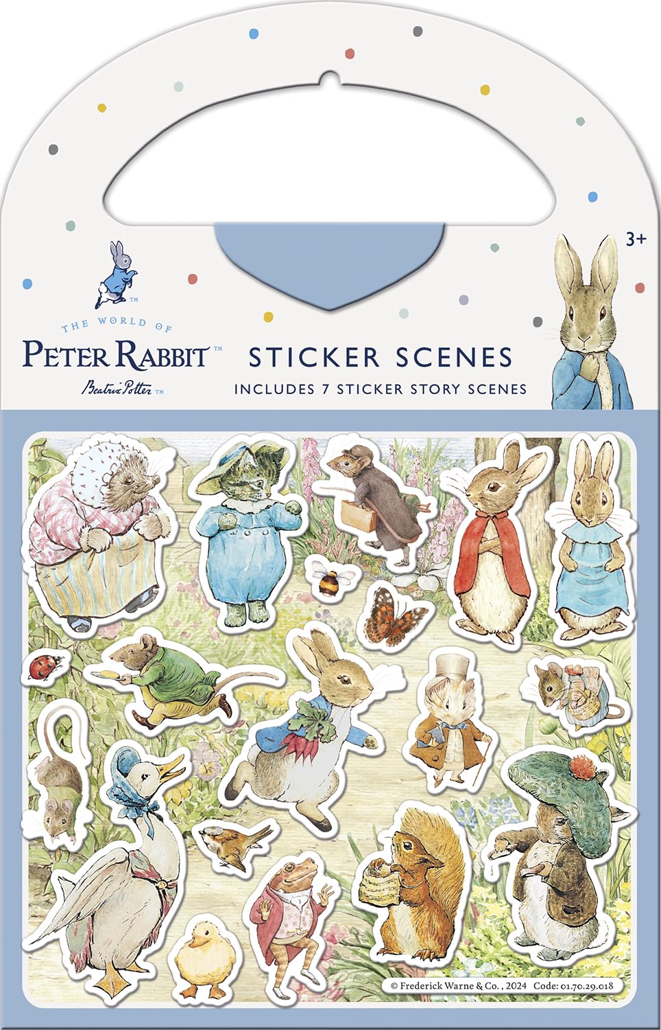 Paper Projects Peter Rabbit Sticker Scene Activity Set - 6 Scenes & 50+ Stickers